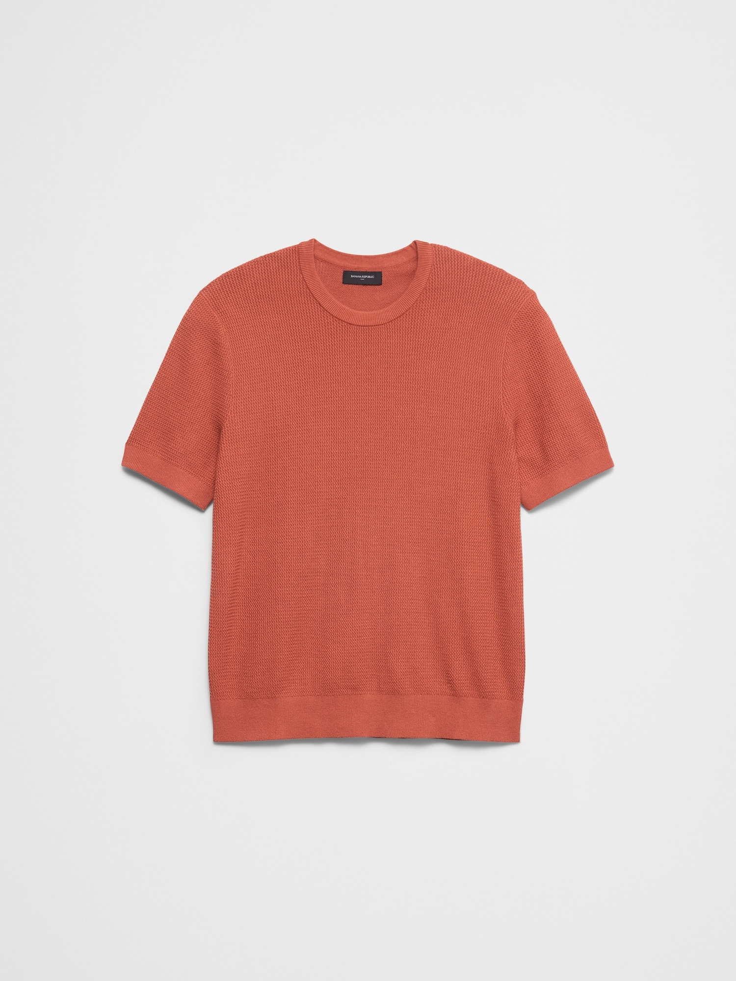 Image number 6 showing, Slim-Fit Textured Sweater T-Shirt