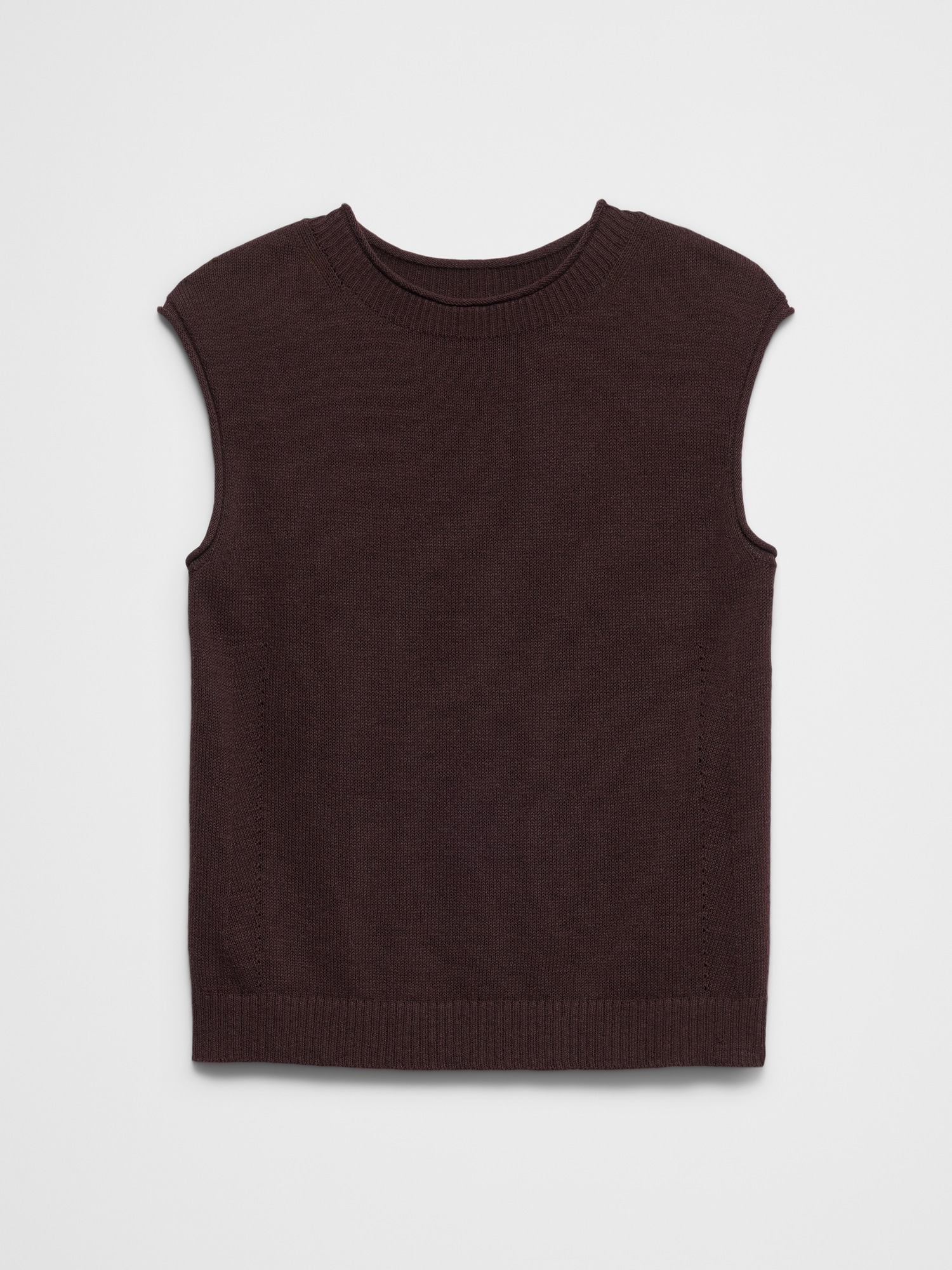 Image number 7 showing, Ramie-Cotton Sweater Tank