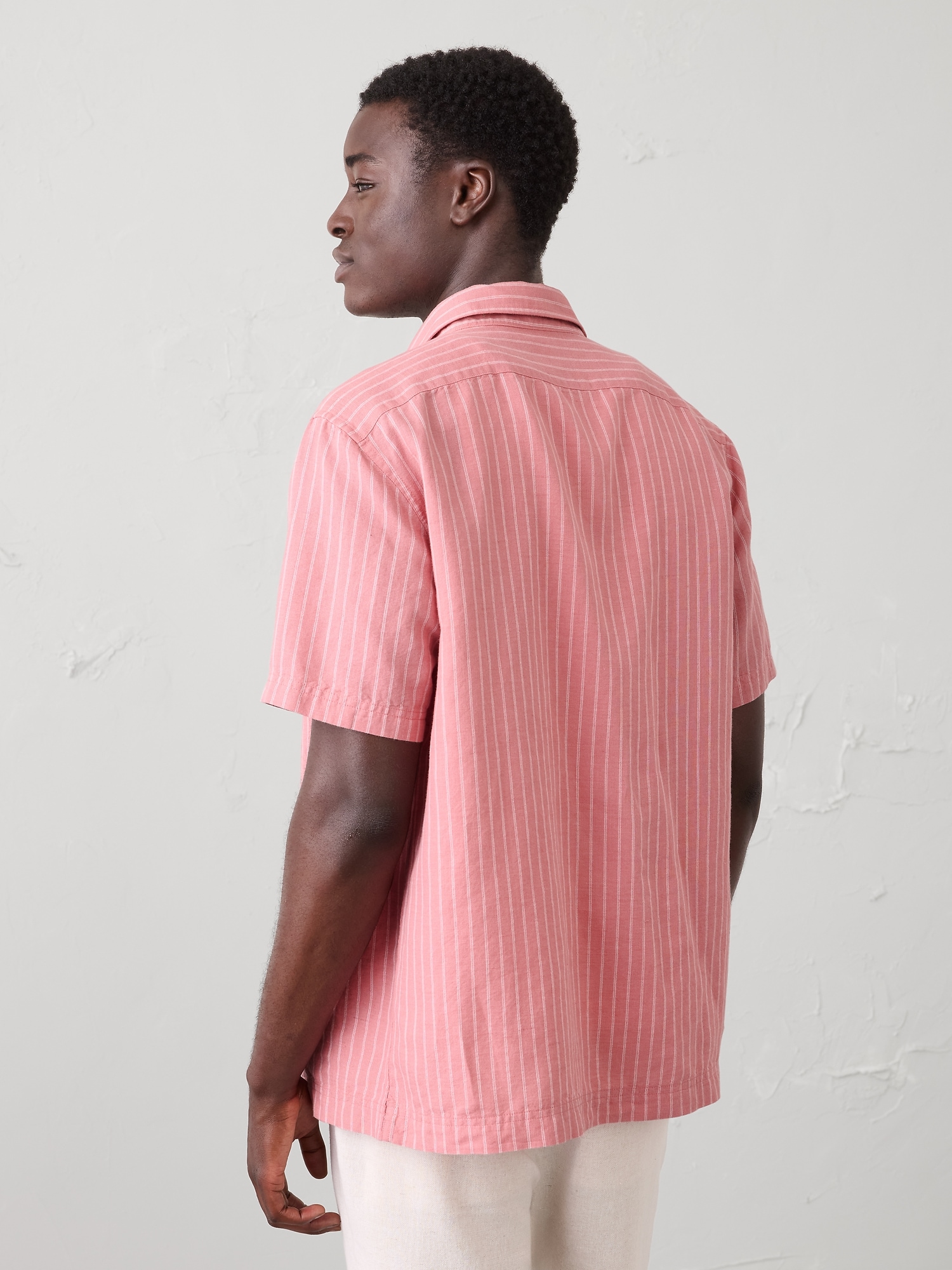 Image number 2 showing, Standard-Fit Linen-Blend Shirt