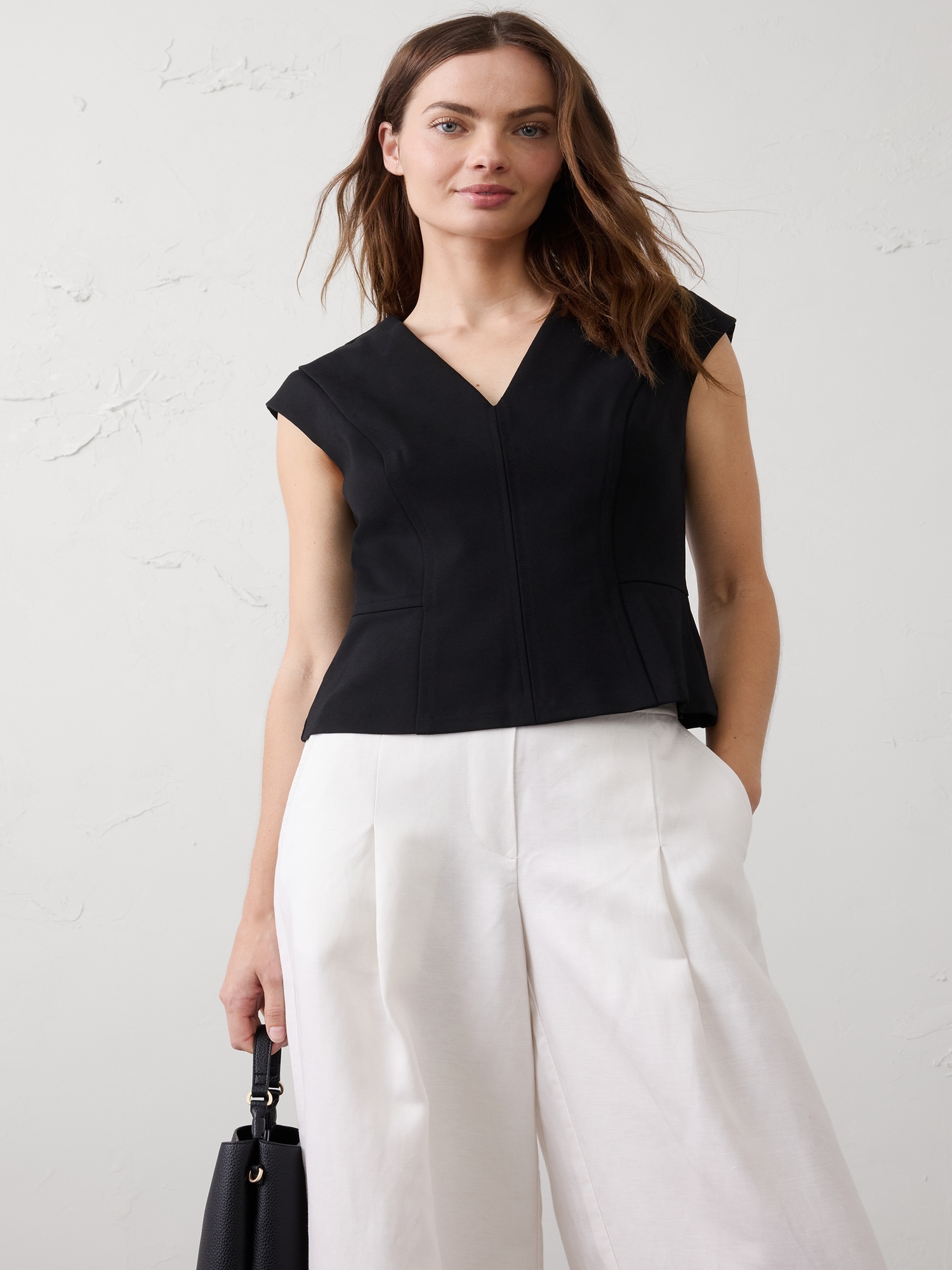 Image number 1 showing, Seamed Hourglass Top