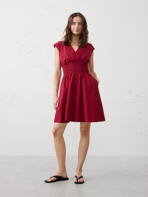 Seersucker Mini Dress