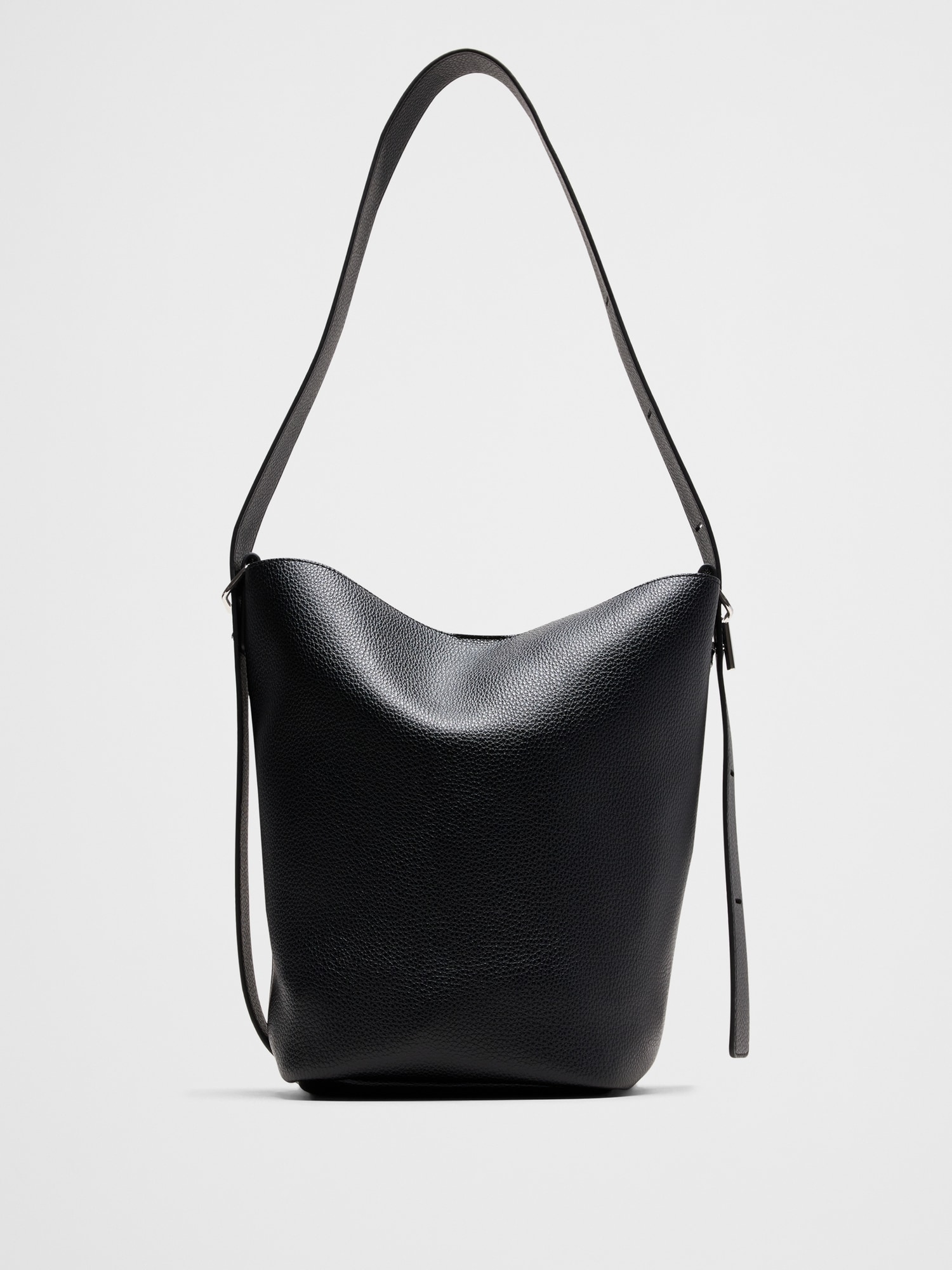 Image number 1 showing, Vegan Leather Bucket Crossbody