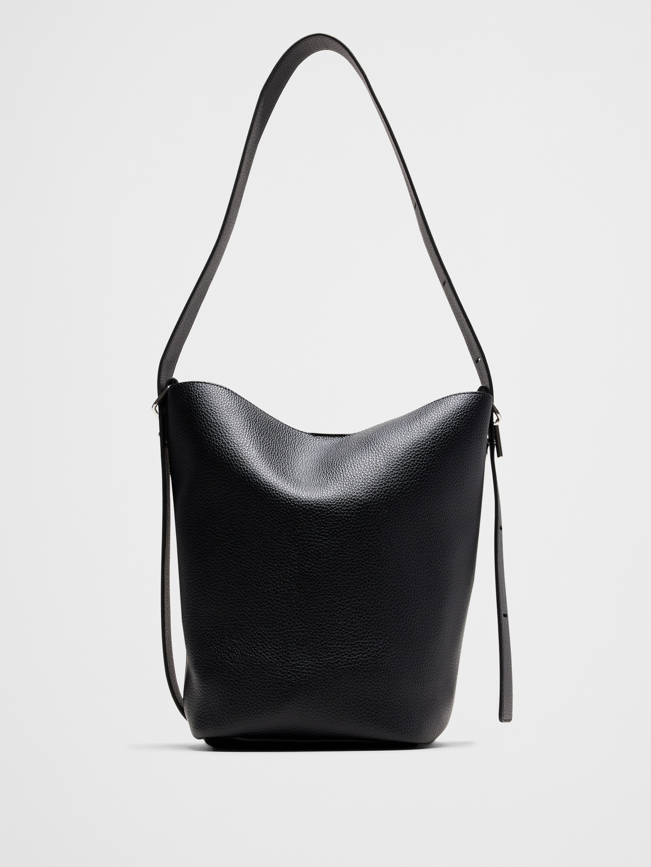 Vegan Leather Bucket Crossbody