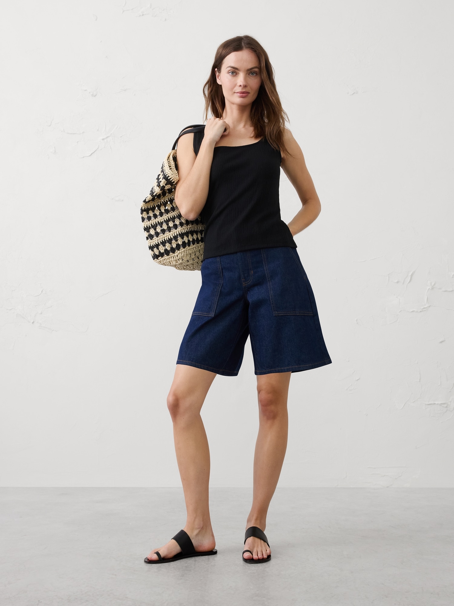 Image number 1 showing, Variegated Ribbed Tank