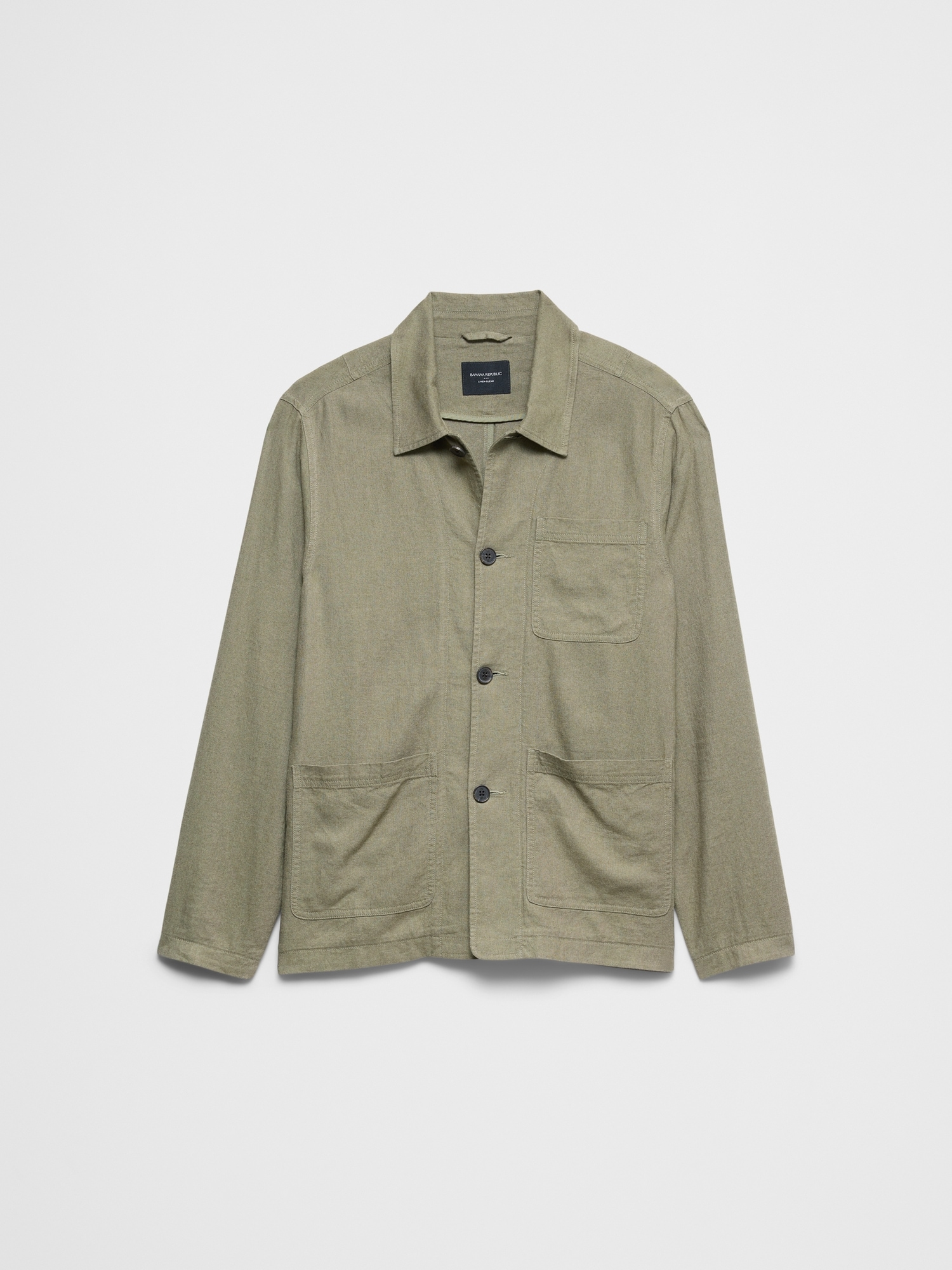 Image number 7 showing, Linen-Blend Chore Jacket