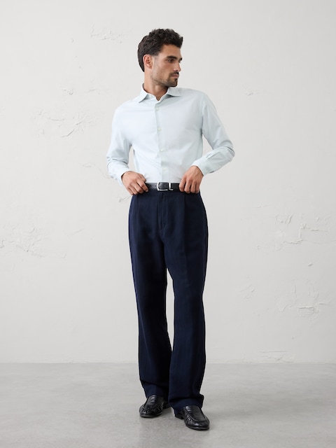 Slim-Fit Dobby Dress Shirt