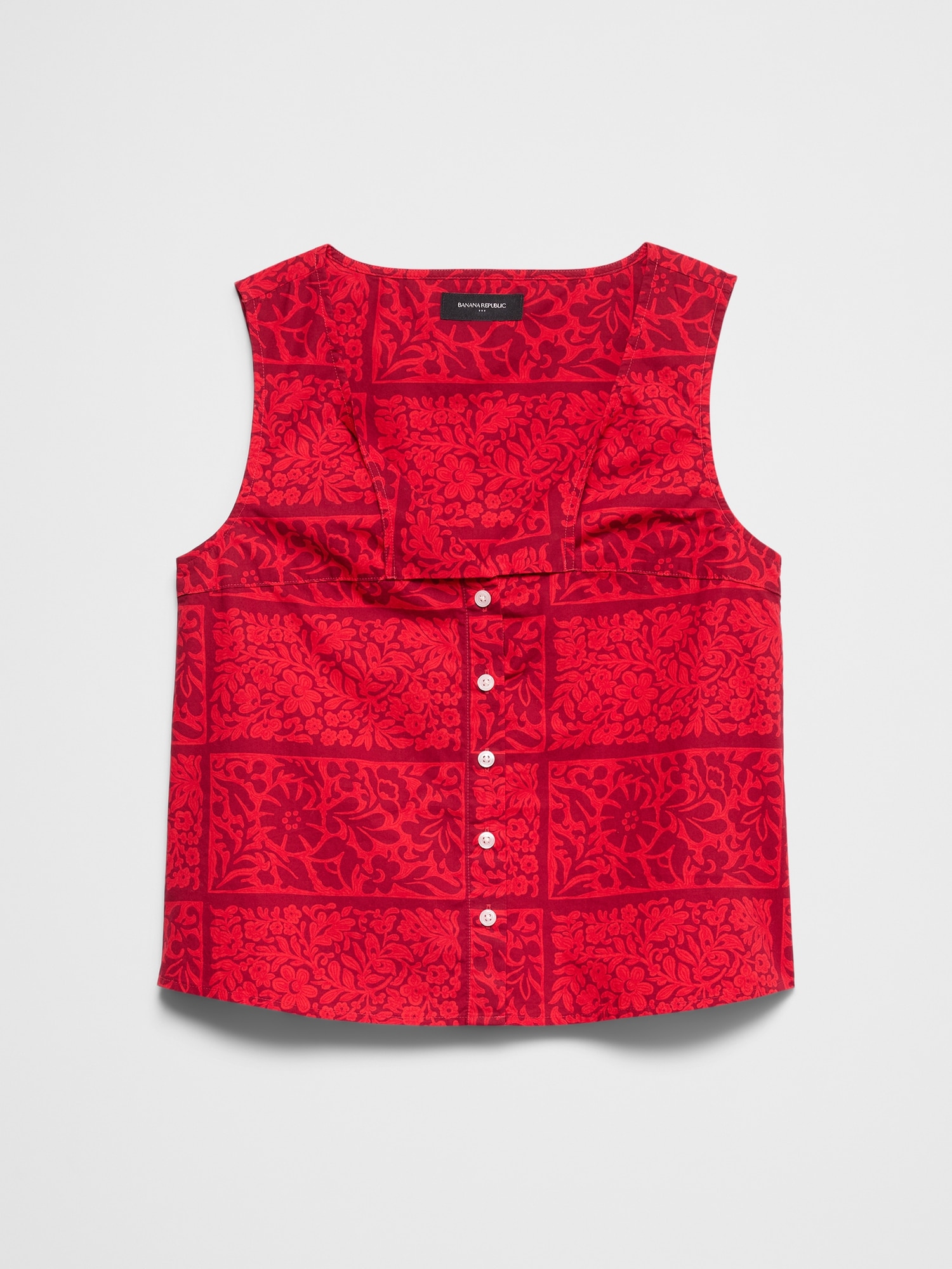 Image number 4 showing, Button-Through Top