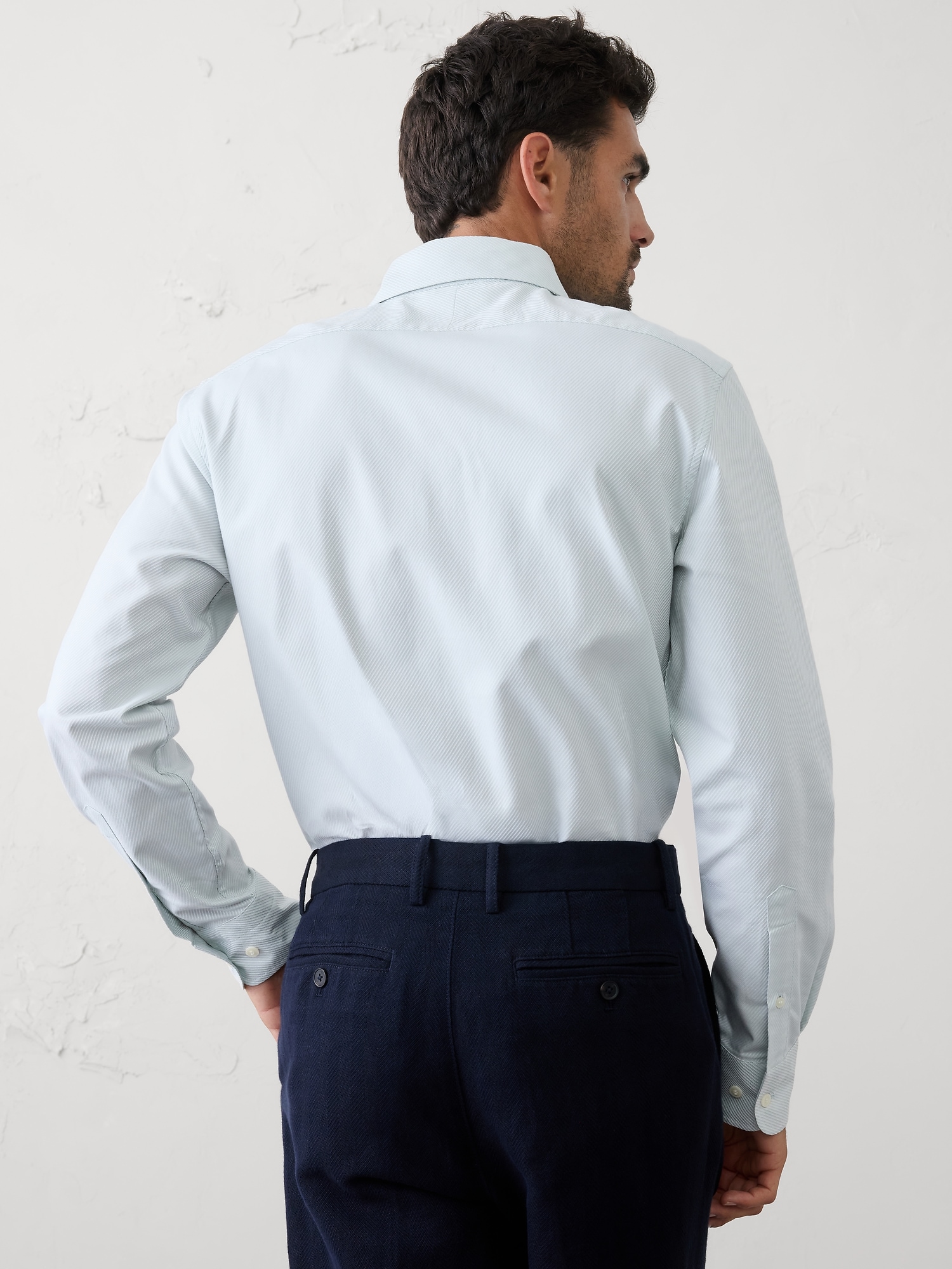 Image number 2 showing, Slim-Fit Dobby Dress Shirt