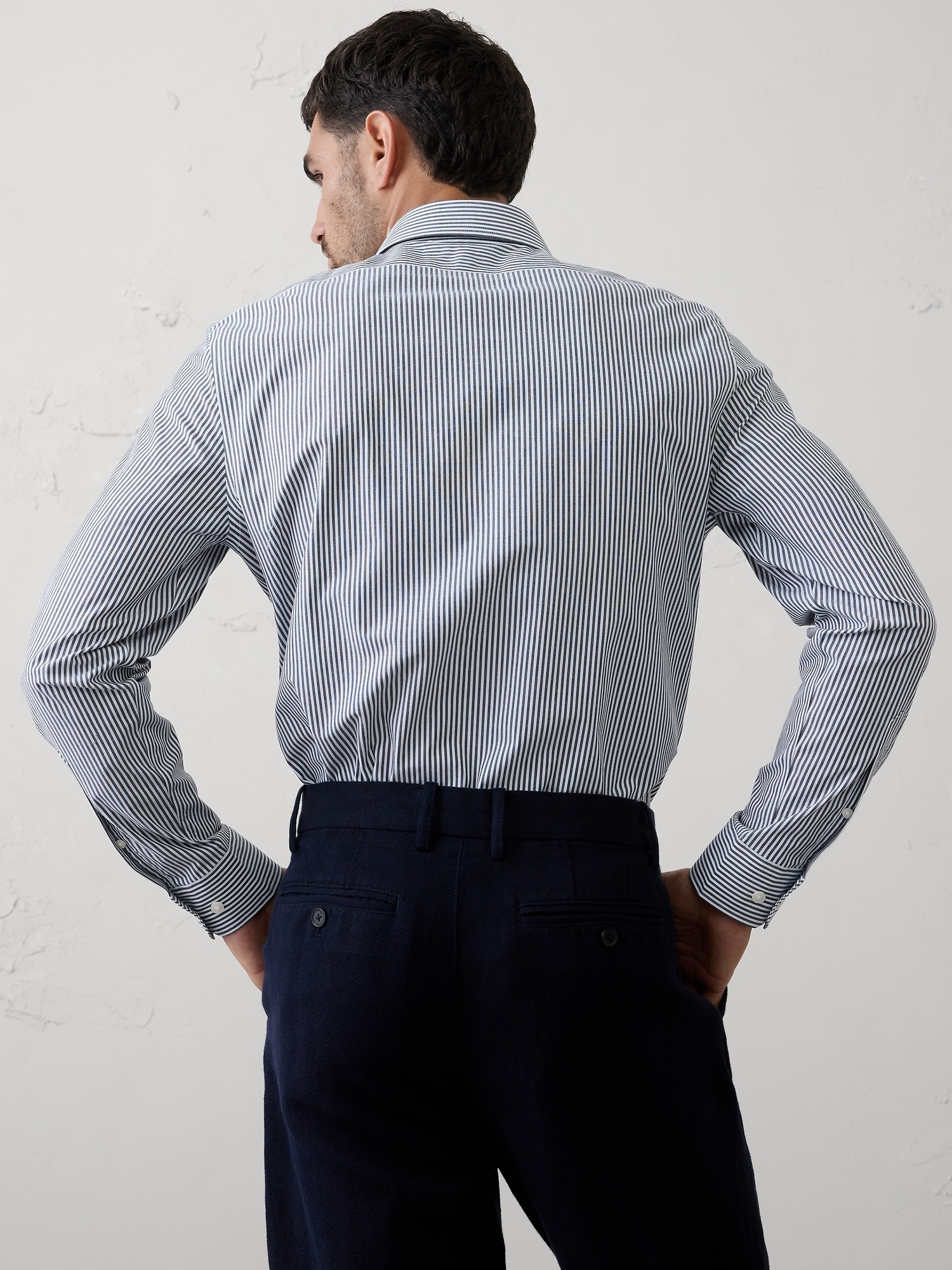 Image number 2 showing, Slim-Fit Untucked Dress Shirt