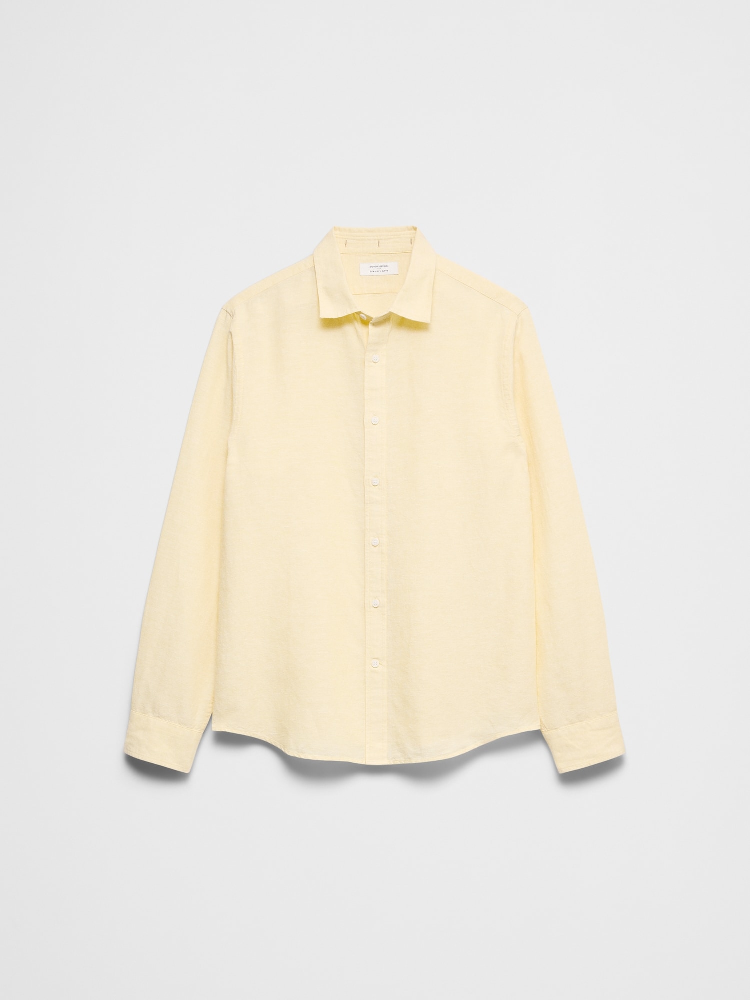 Image number 7 showing, Slim-Fit Linen-Blend Shirt