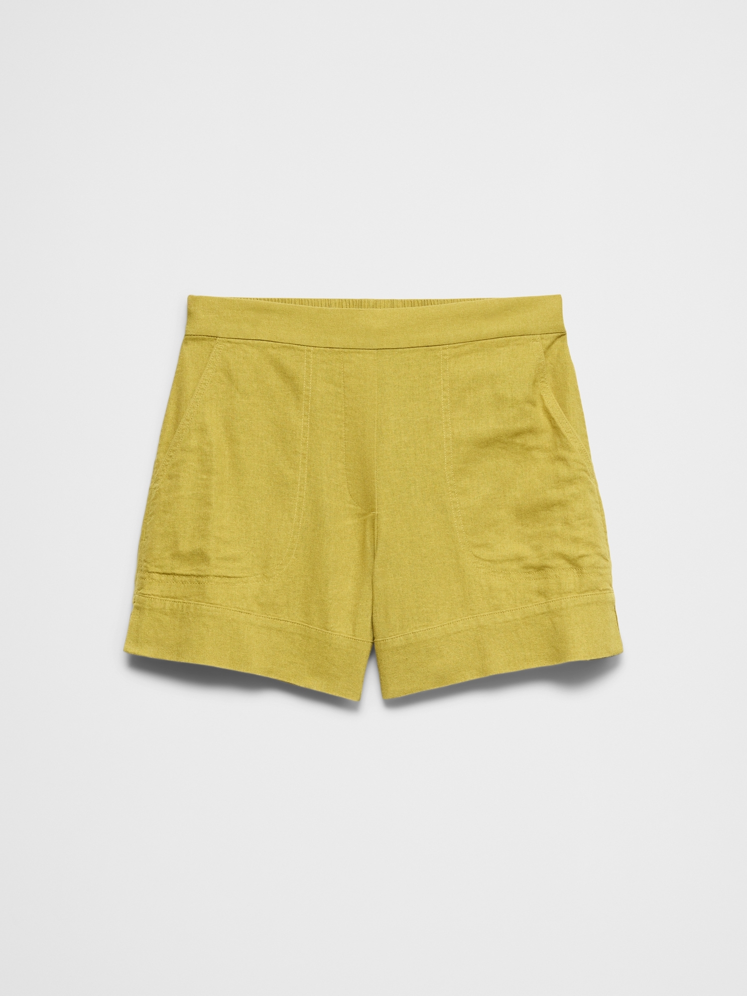 Image number 4 showing, Anyday High-Rise Linen-Blend Short