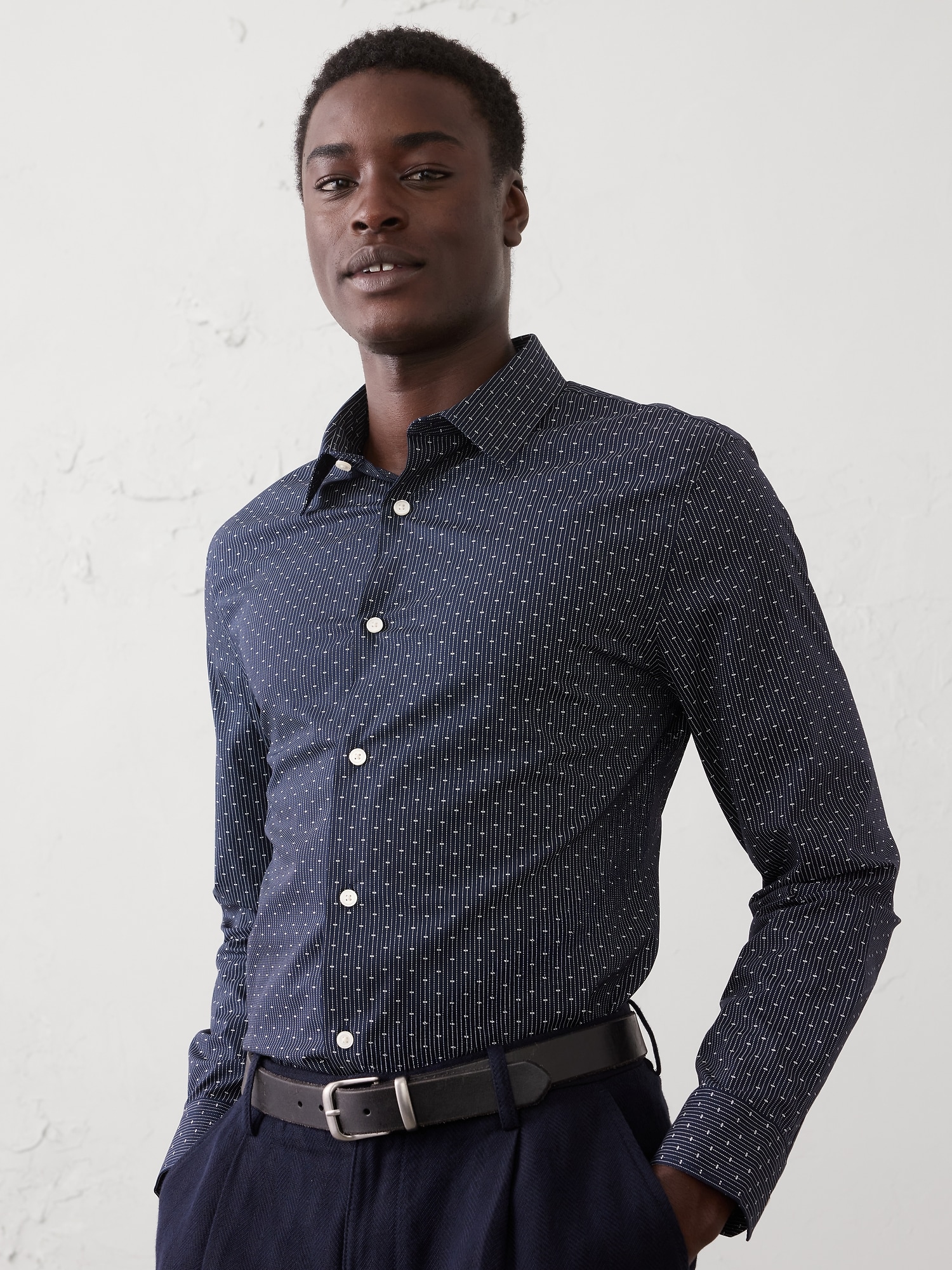 Image number 3 showing, Slim-Fit Dress Shirt