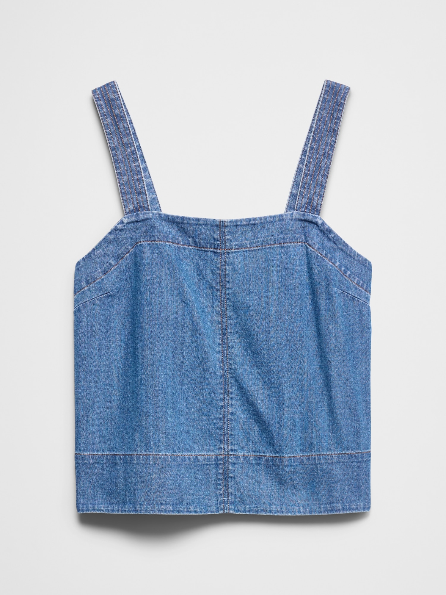 Image number 4 showing, Denim Trapunto Tank
