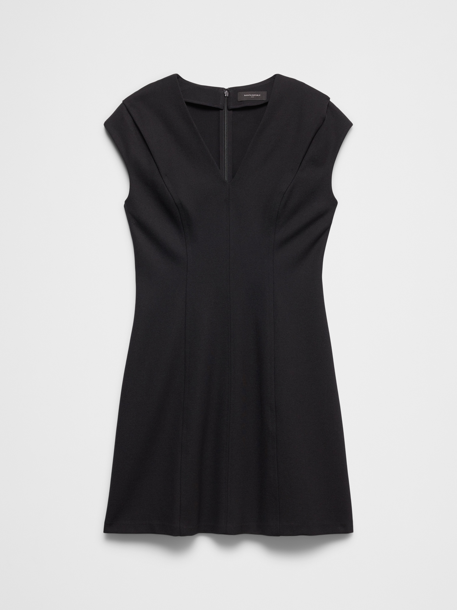 Image number 4 showing, Ponte Seamed Hourglass Mini Dress