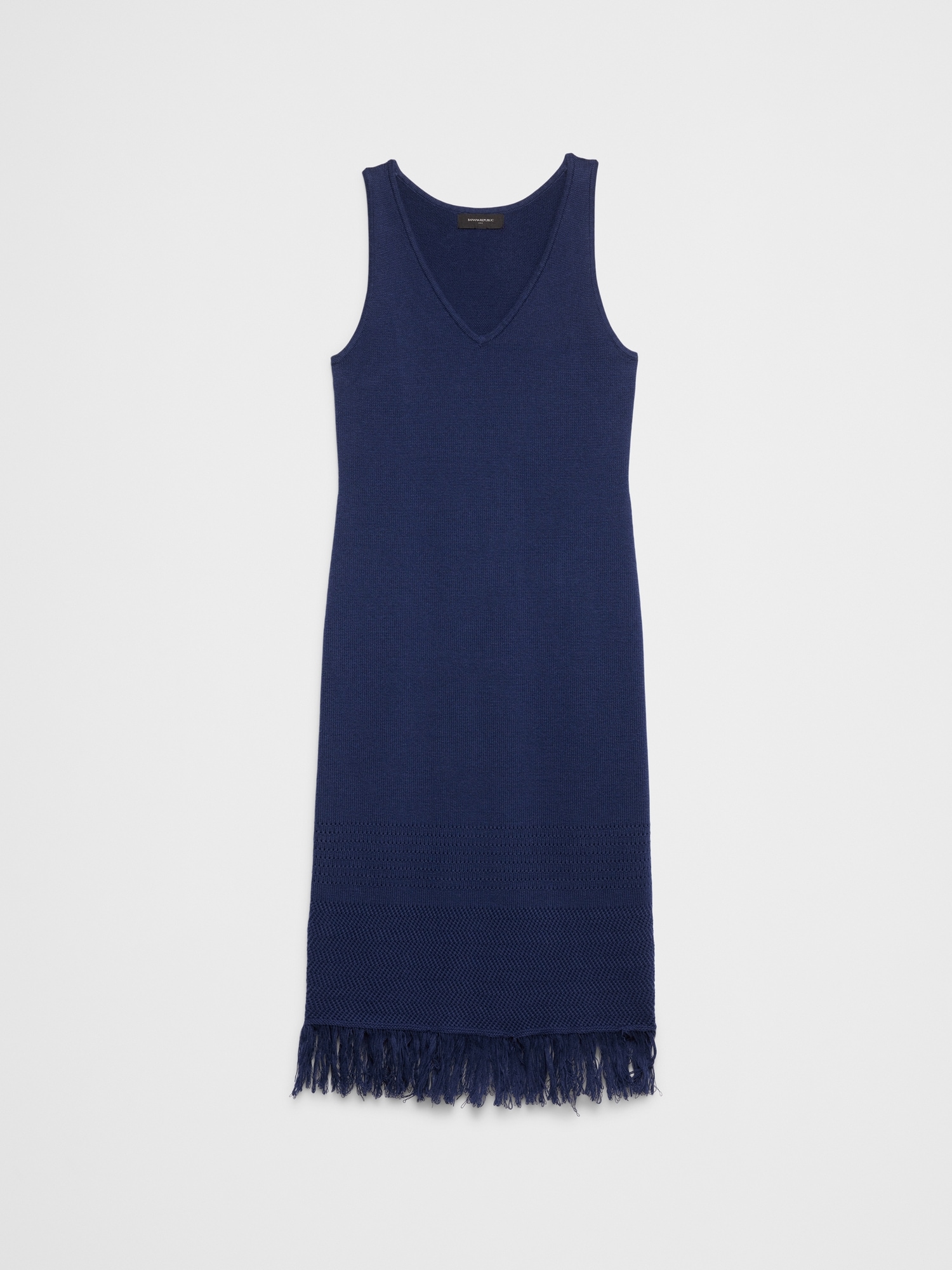 Image number 4 showing, Frayed-Hem Tank Midi Dress