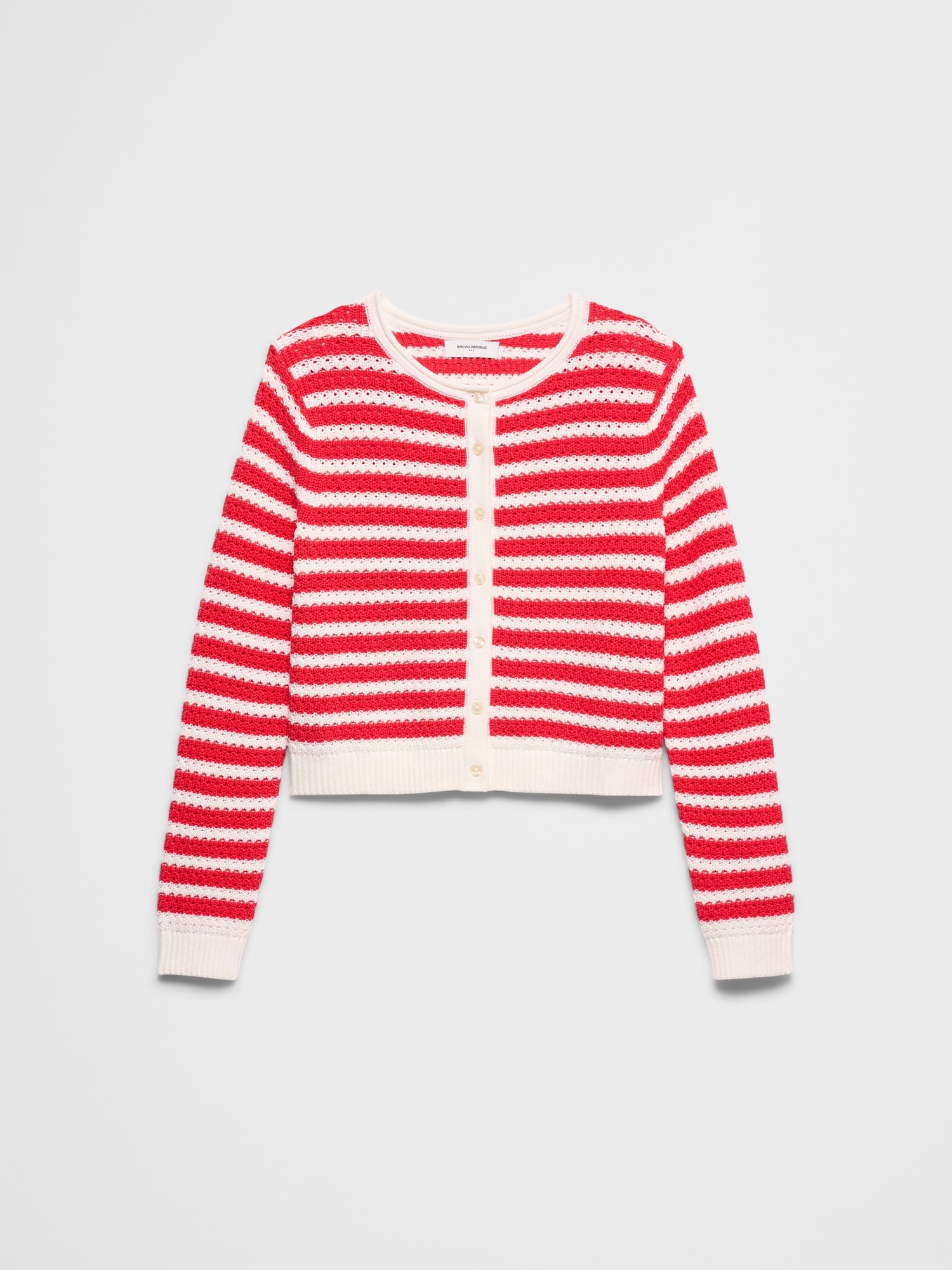 Image number 4 showing, Cotton Crochet Cardigan