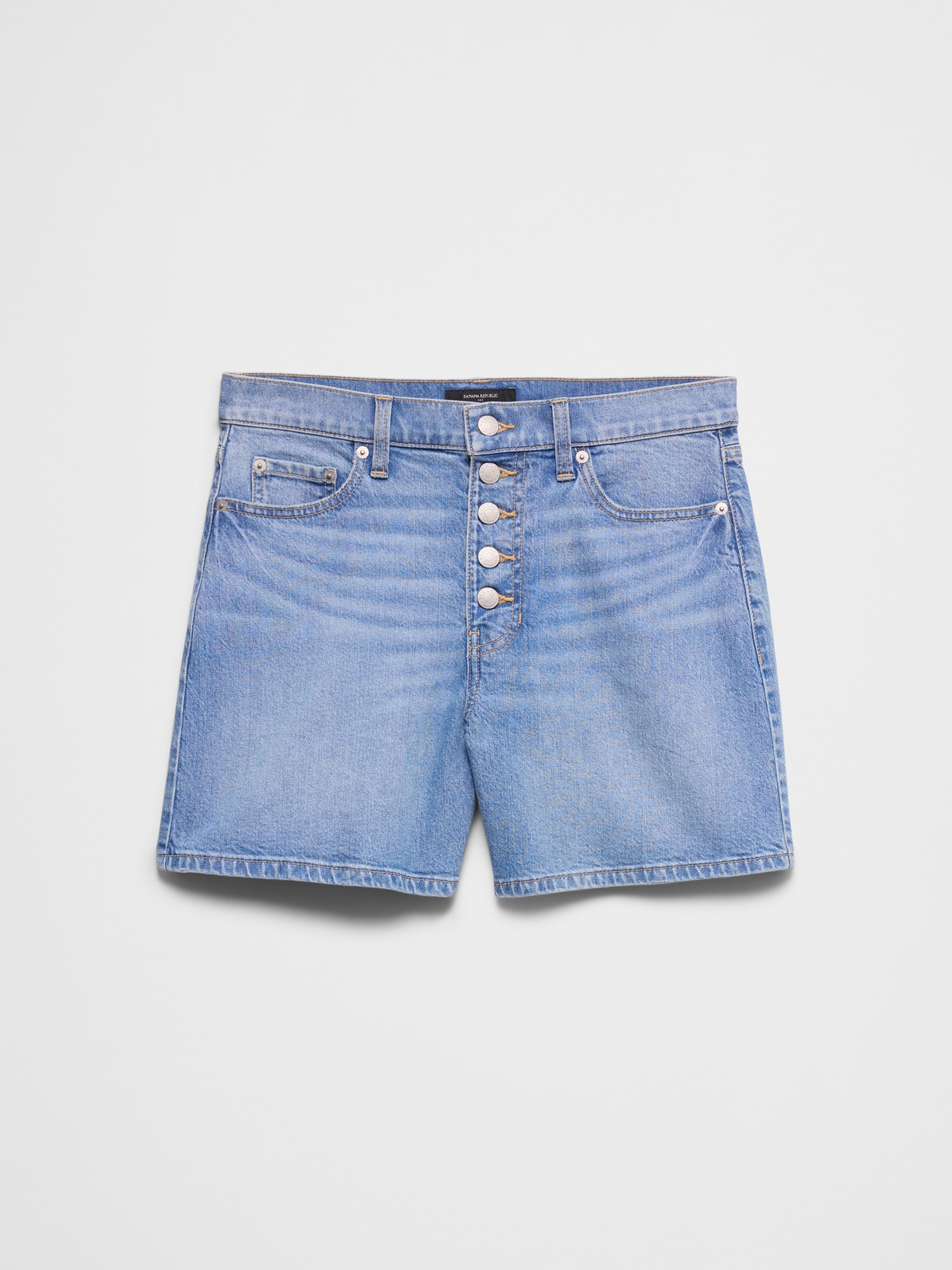 Image number 6 showing, High-Rise Denim Short