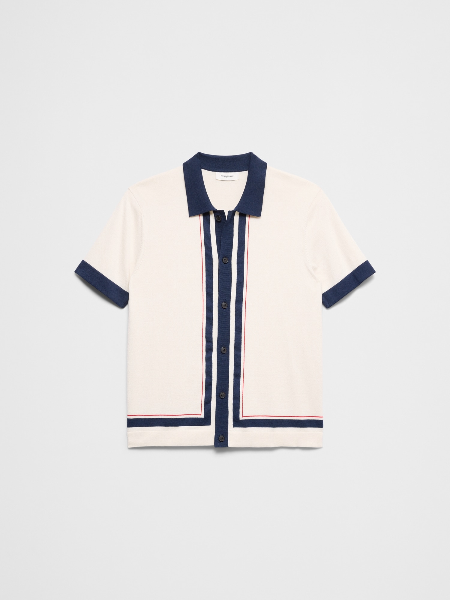 Image number 4 showing, Border Striped Sweater Polo