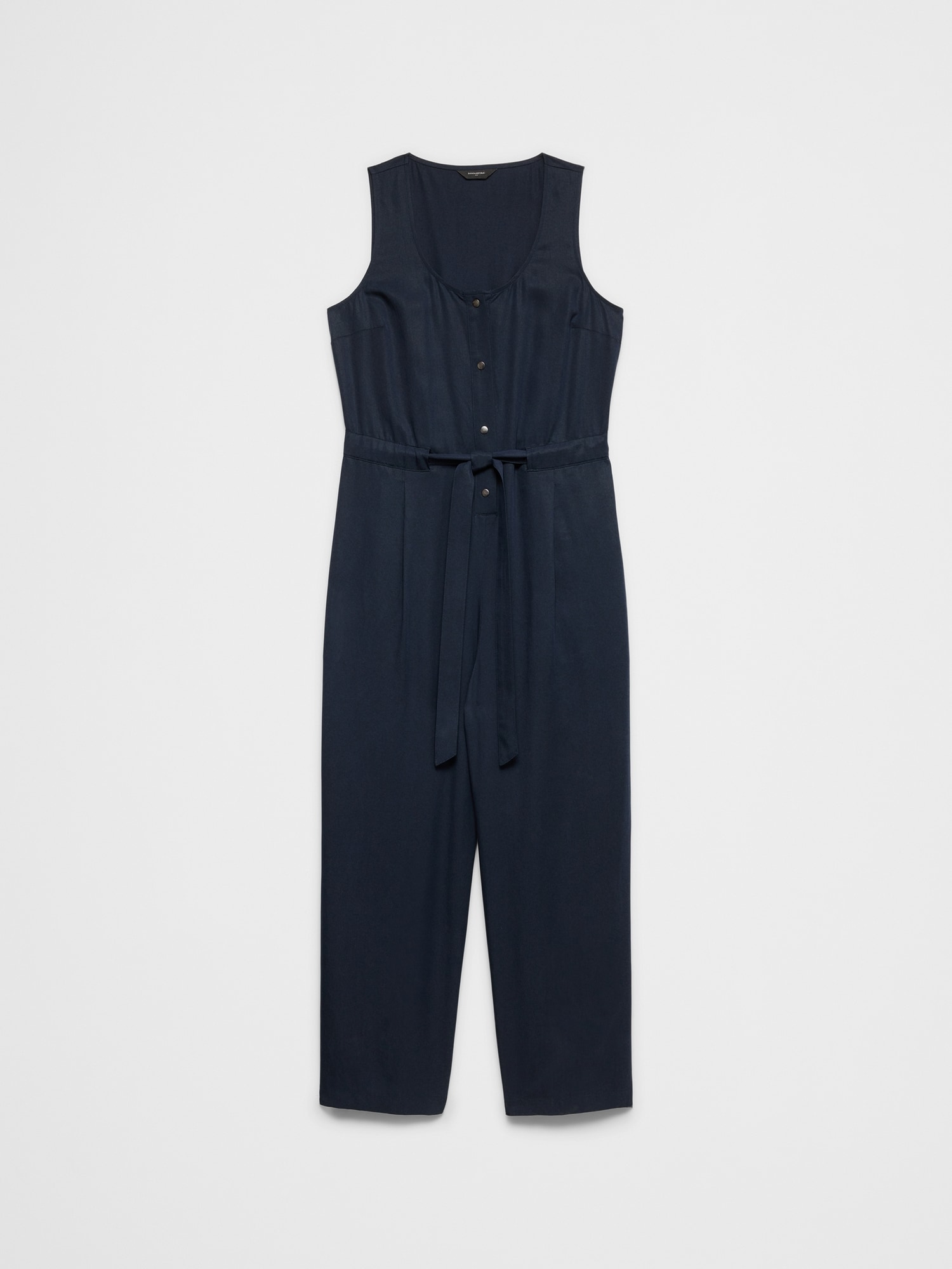 Image number 4 showing, Tencel Cinch-Waist Jumpsuit