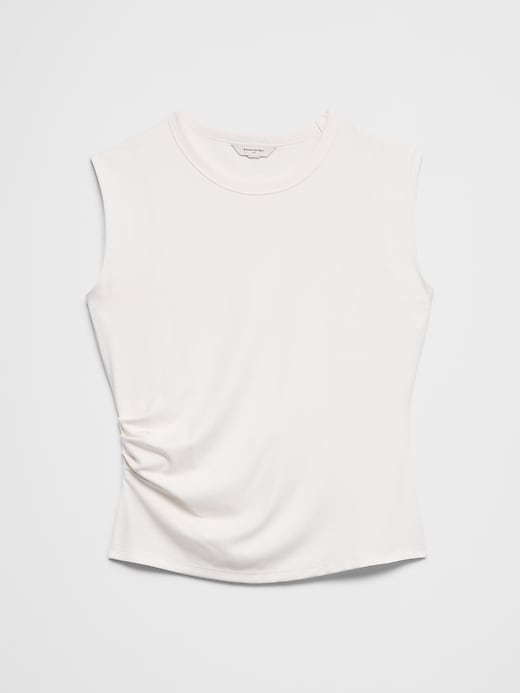 Soft Knit Side-Shirred Top | Banana Republic Factory