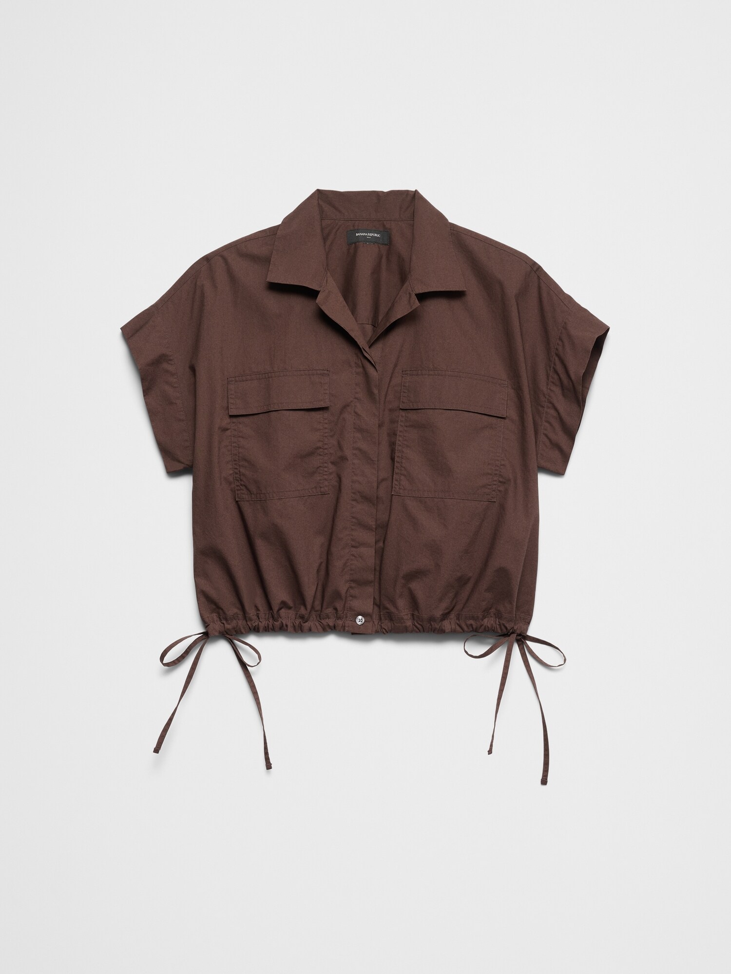 Image number 4 showing, Drawstring-Hem Shirt