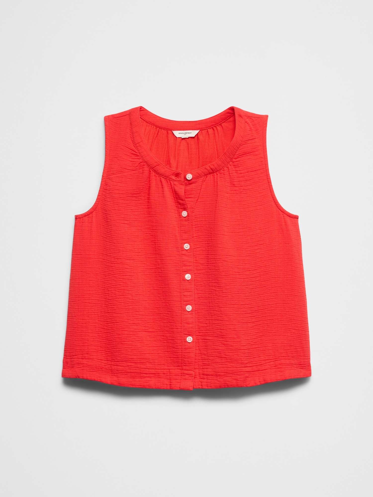 Image number 6 showing, Chambray Shirred Shirt