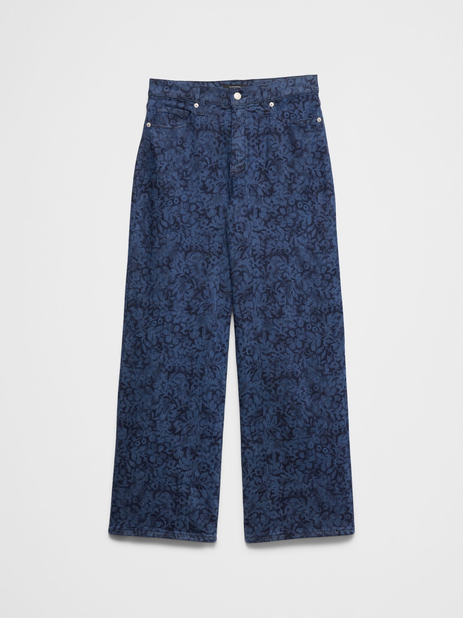 Image number 4 showing, Wide-Leg High-Rise Jean
