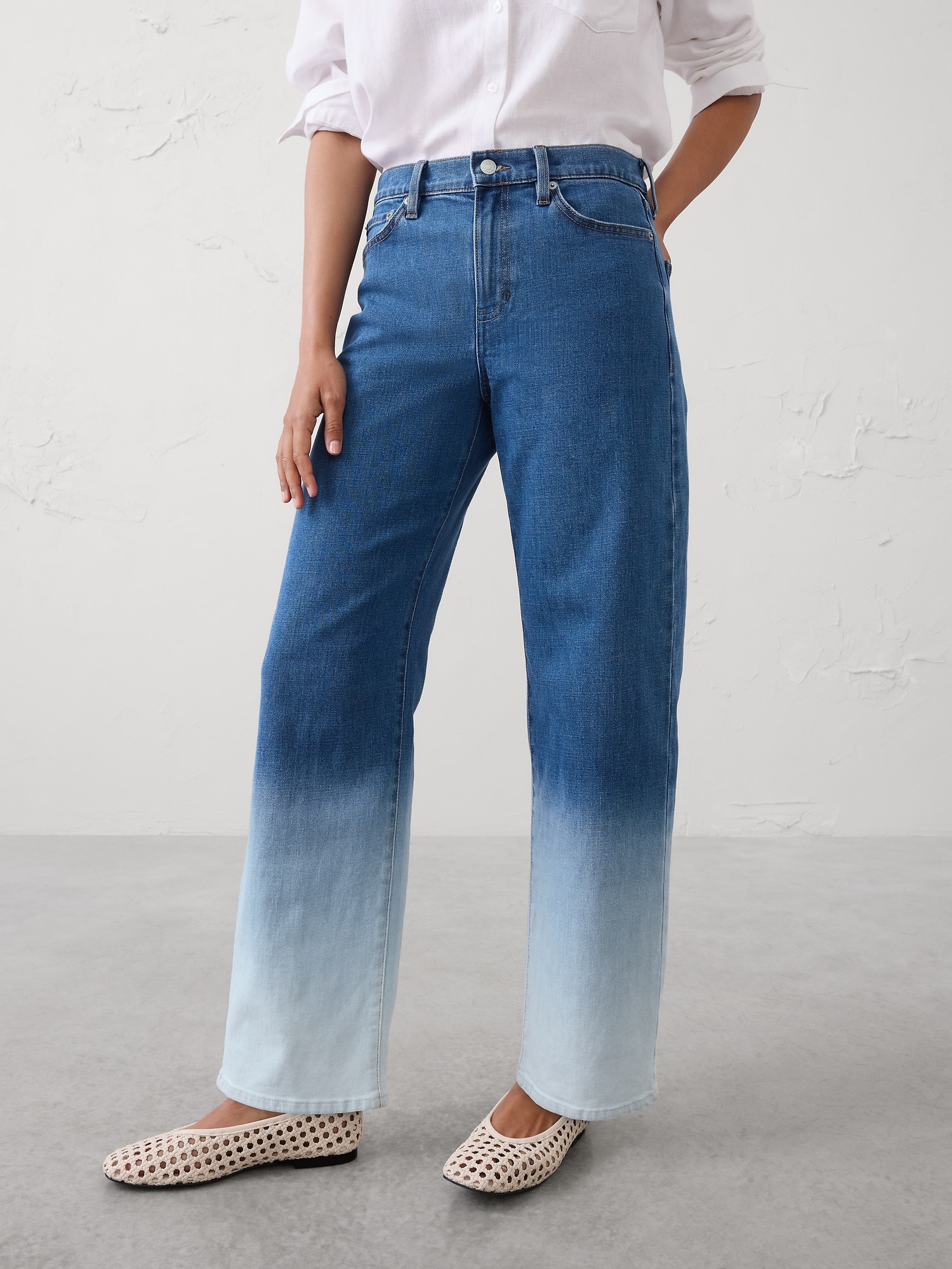 Image number 3 showing, Straight High-Rise Jean