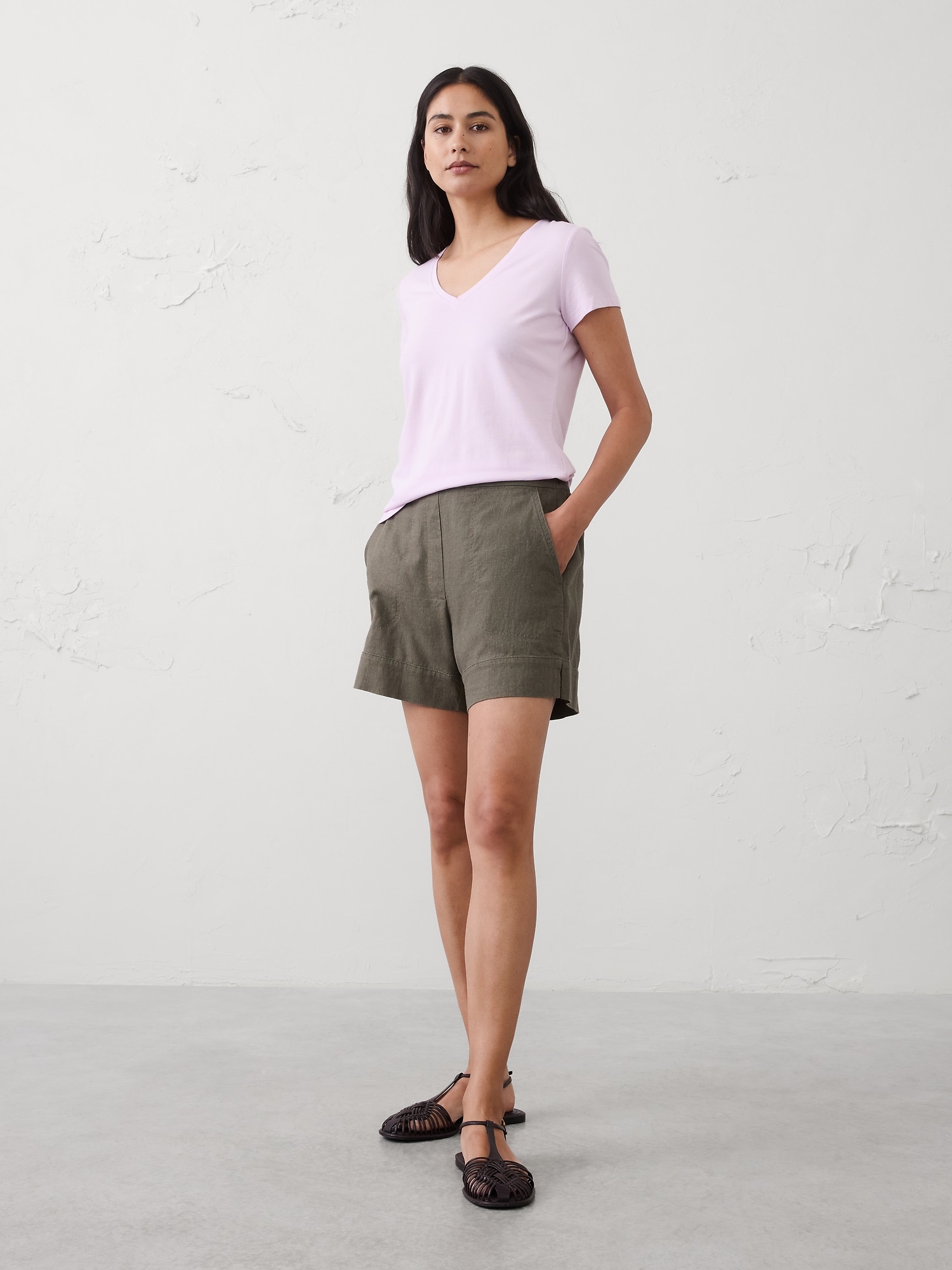 Image number 1 showing, Timeless V-Neck T-Shirt