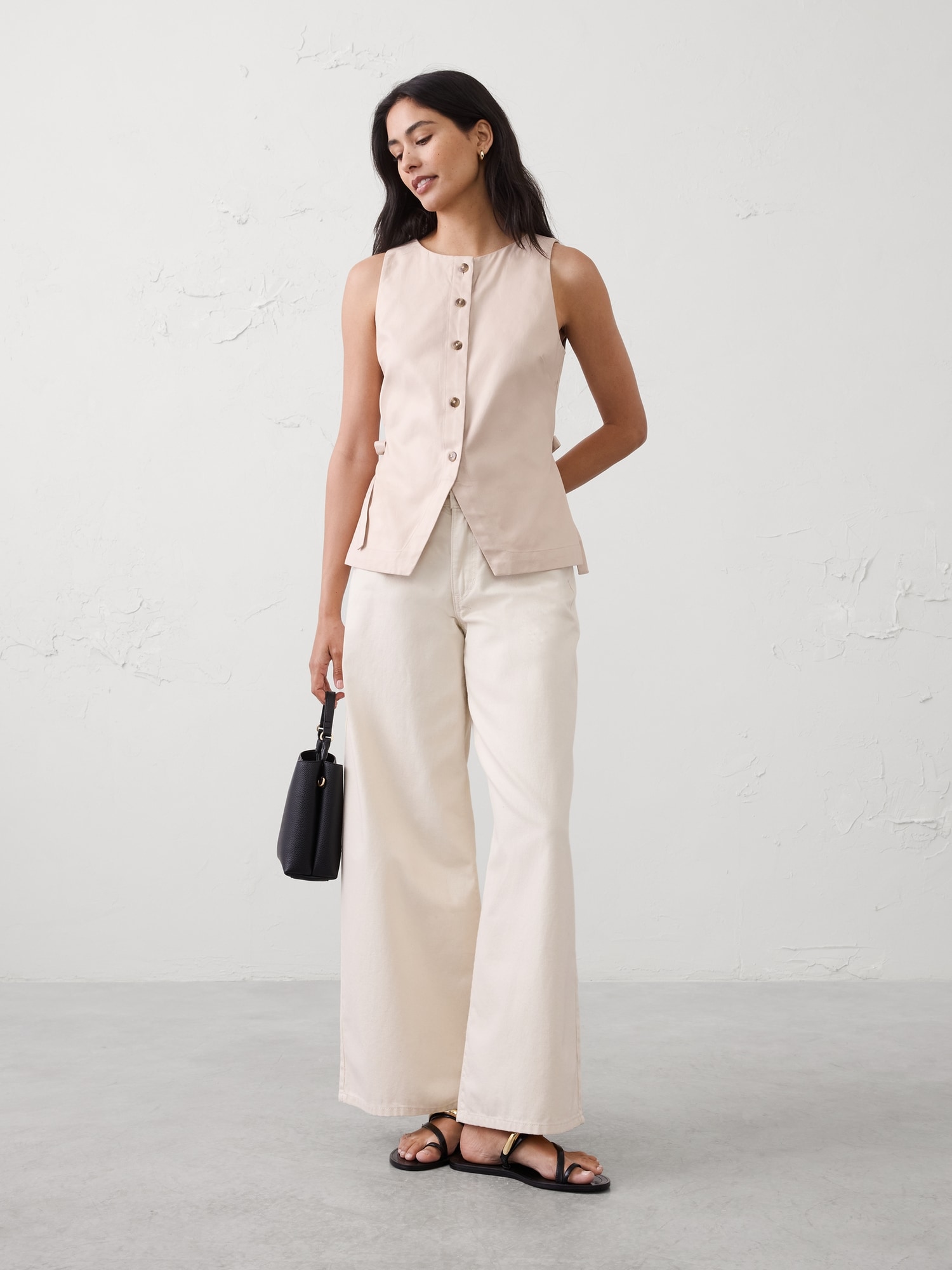 Image number 1 showing, Side-Tie Vest