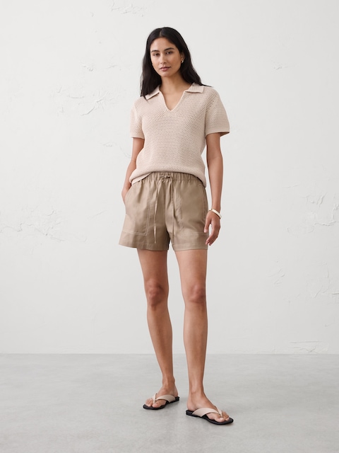Textured Sweater Polo