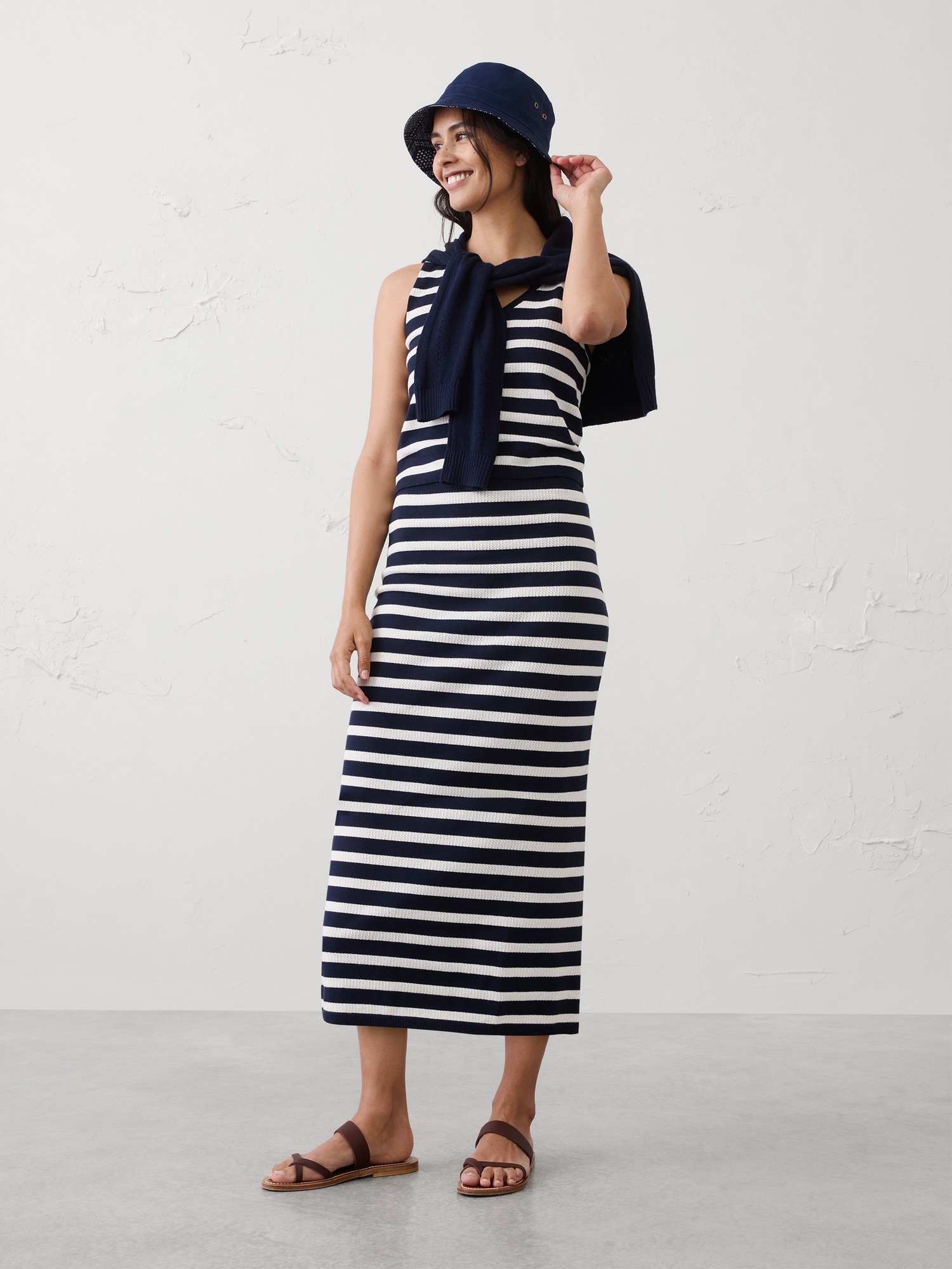 Image number 1 showing, Sweater Midi Skirt