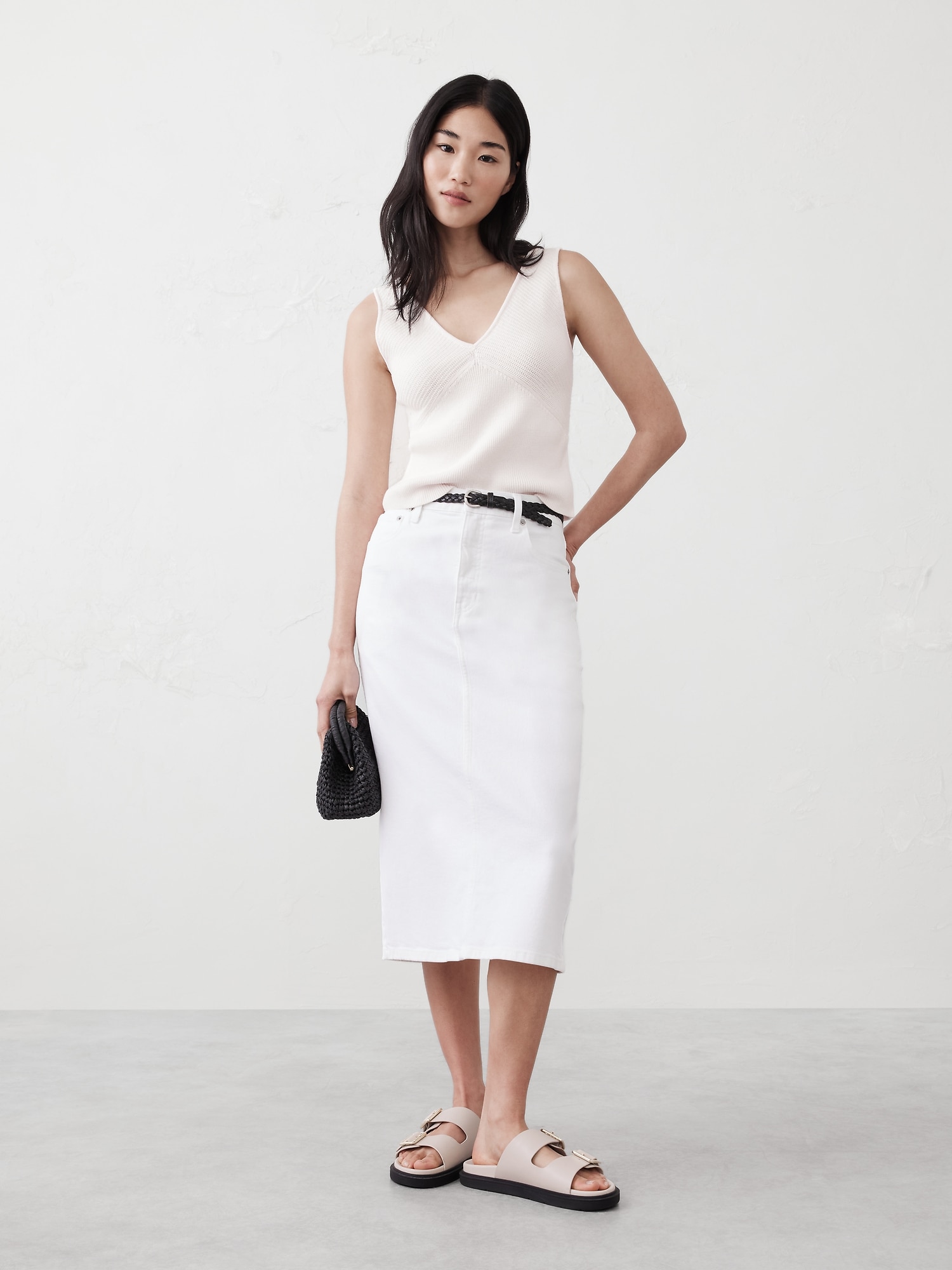 Image number 1 showing, Textured Sweater Tank