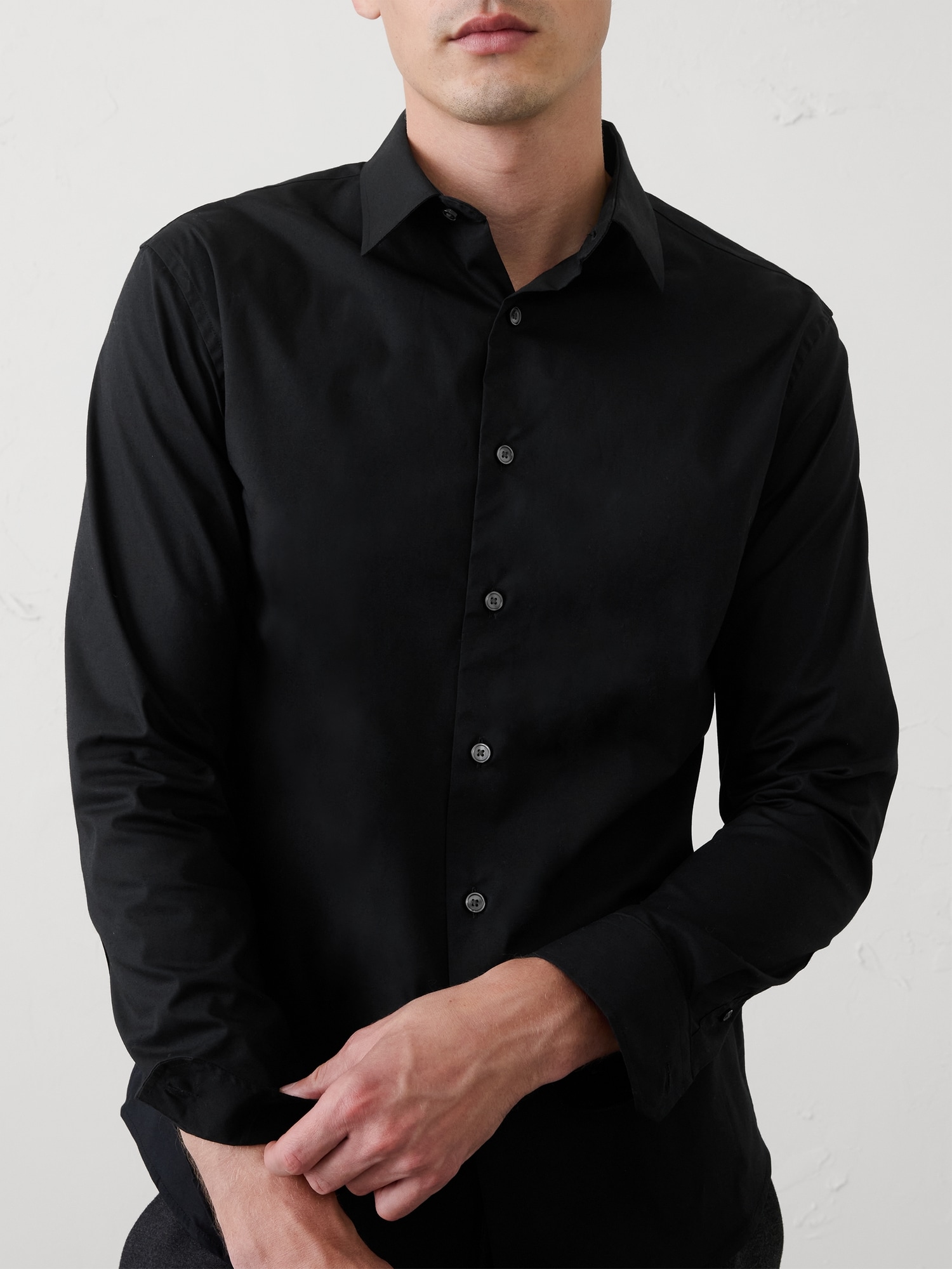 Image number 6 showing, Slim-Fit Untucked Dress Shirt