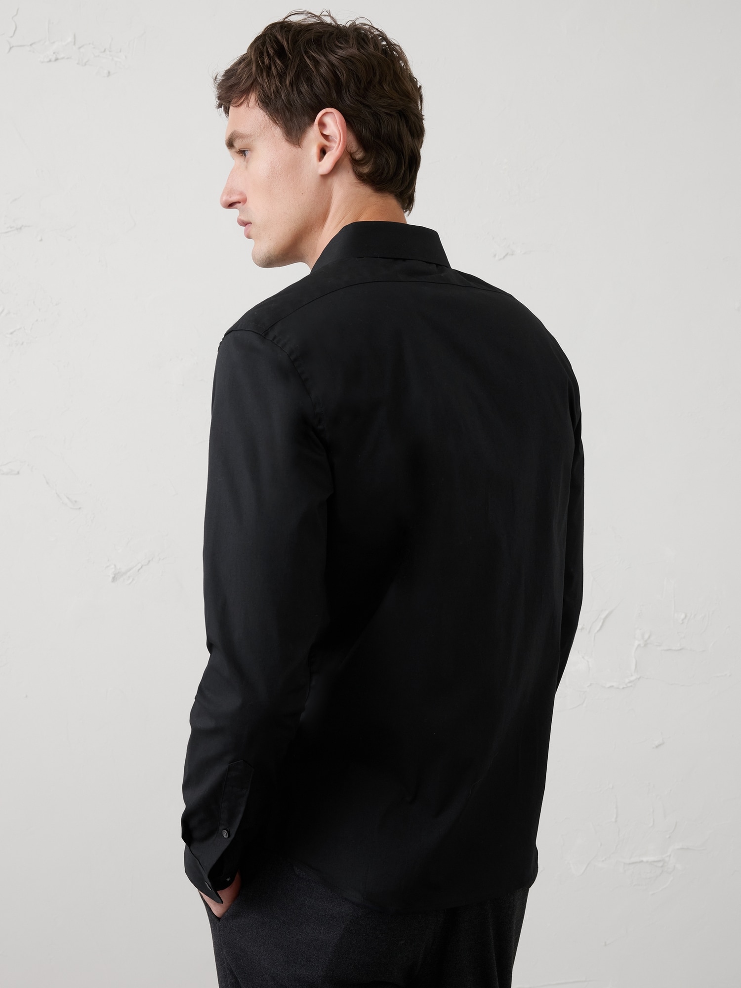 Image number 5 showing, Slim-Fit Untucked Dress Shirt