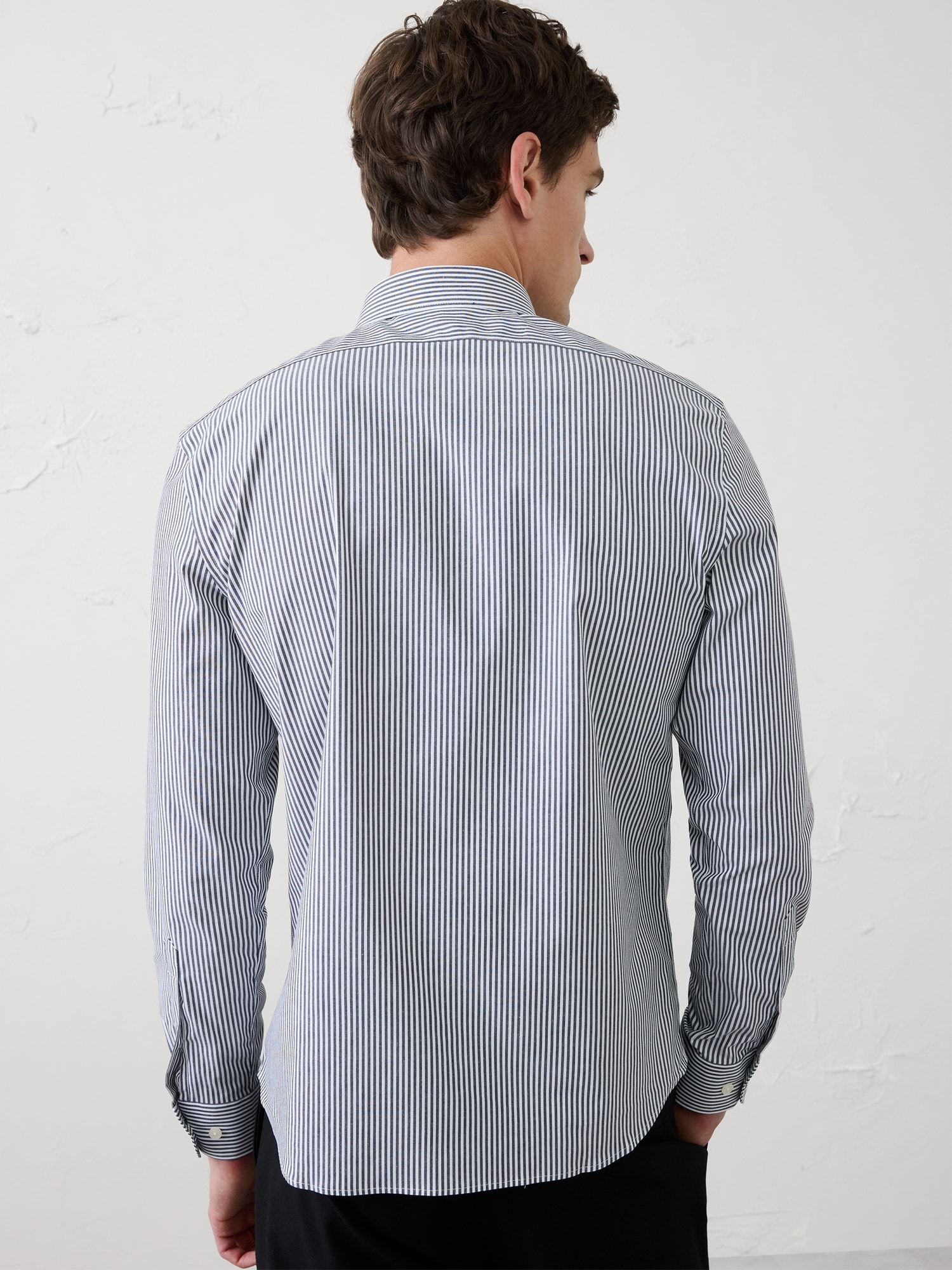 Image number 8 showing, Slim-Fit Untucked Dress Shirt