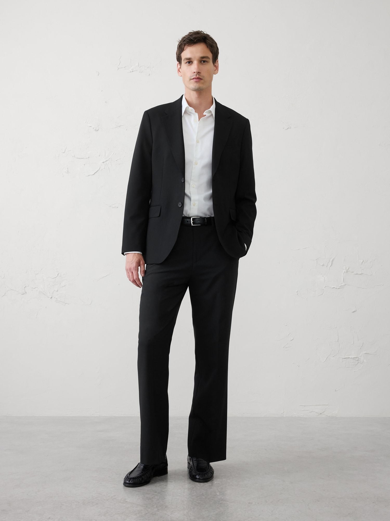 Image number 1 showing, Plainweave Suit Jacket