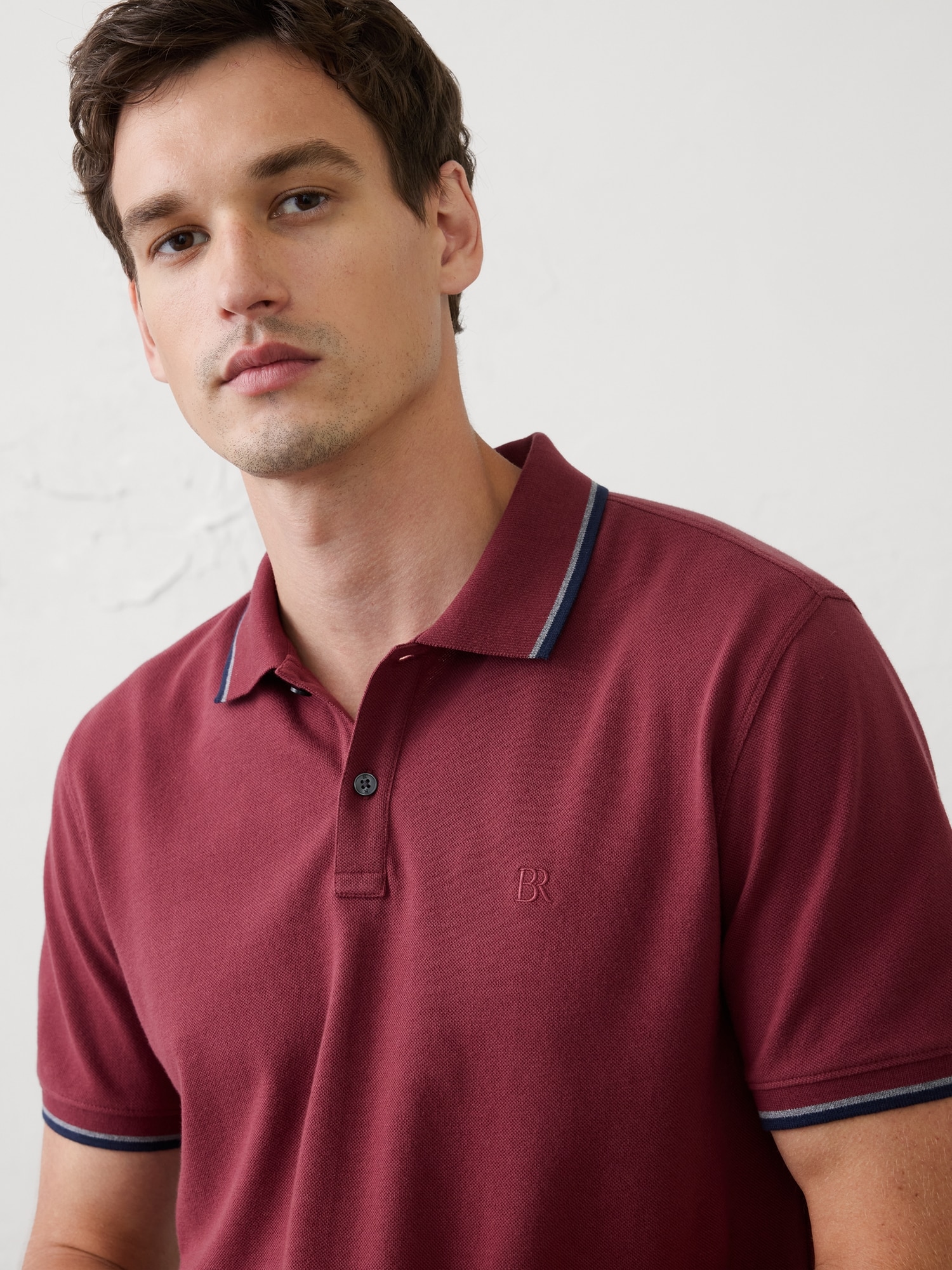 Image number 3 showing, Slim-Fit Cotton Pique Polo