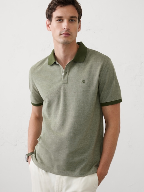 Standard-Fit Pique Polo