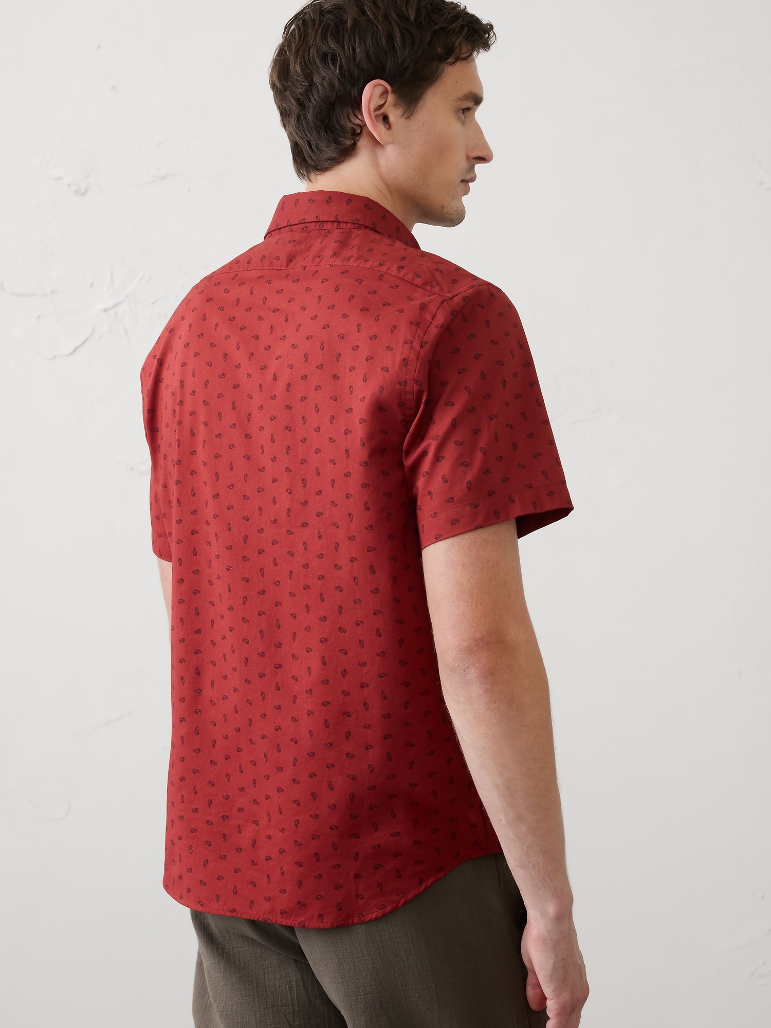 Image number 2 showing, Slim-Fit Softwash Cotton Shirt
