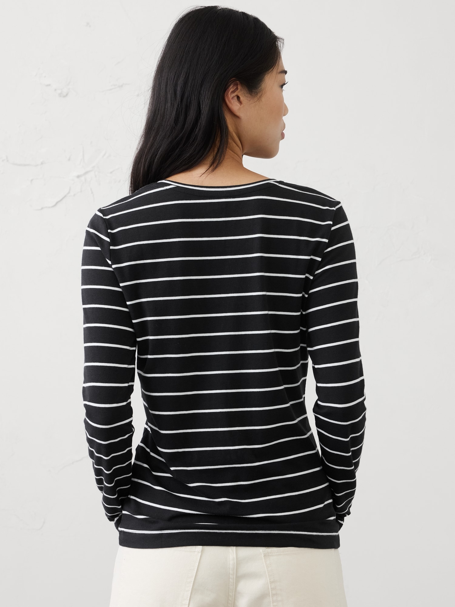 Image number 2 showing, Timeless Long-Sleeve Crew-Neck T-Shirt