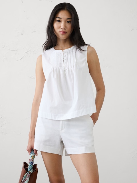 Pintuck Top