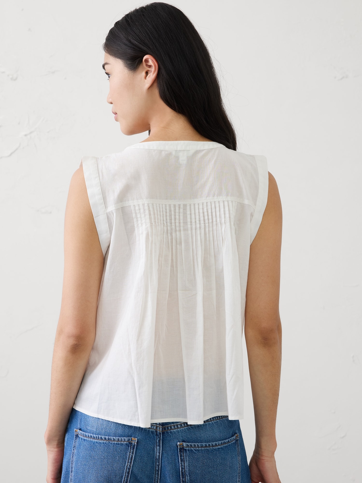 Image number 2 showing, Picot High-Neck Top