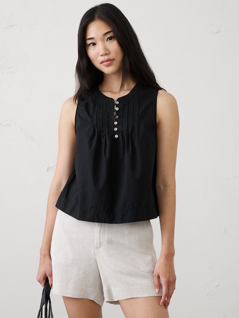 Pintuck Top