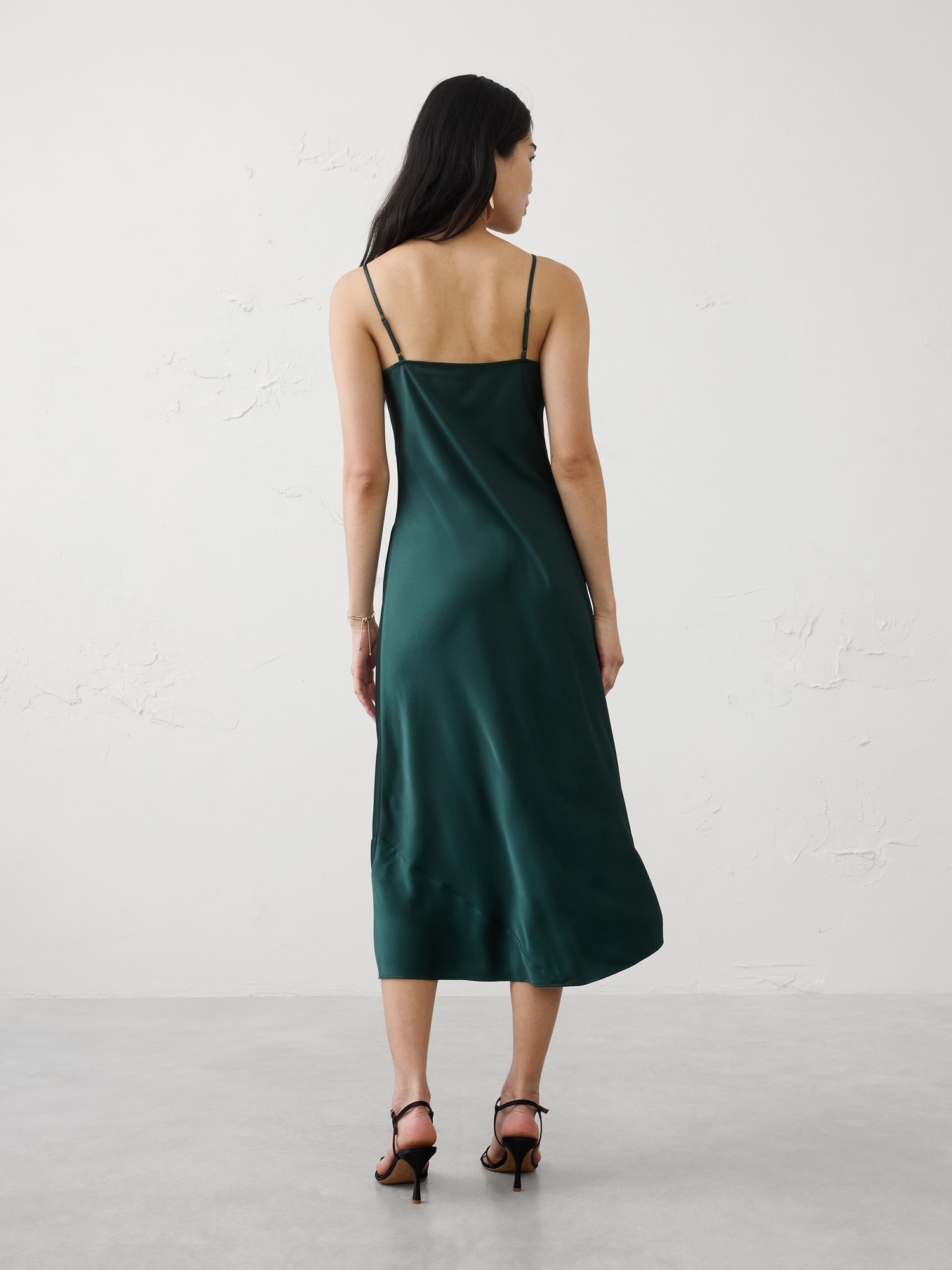 Image number 2 showing, Satin Midi Dress