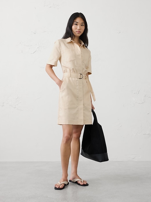 Banana Republic Factory Utility Mini Shirtdress