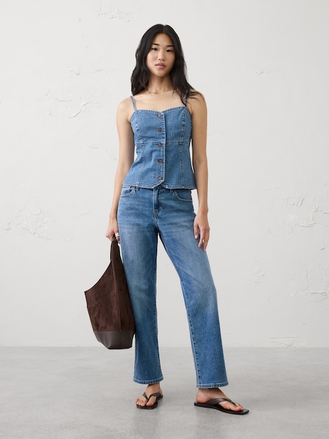 Denim Corset