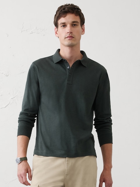 Standard-Fit Luxe Touch Polo