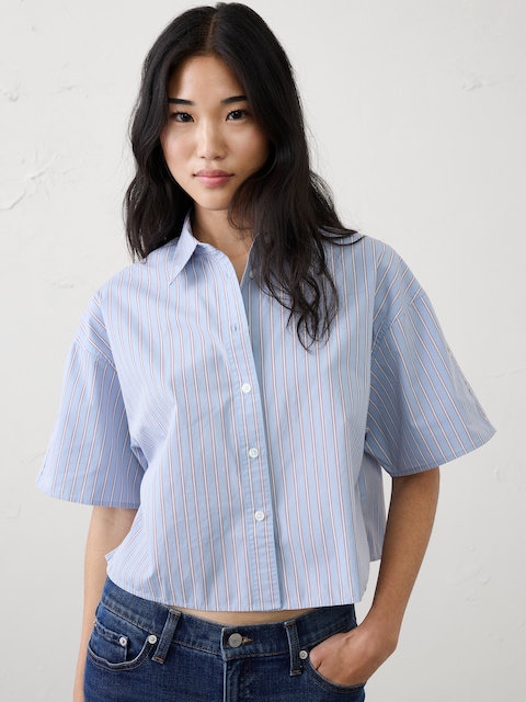Boxy Cropped Shirt