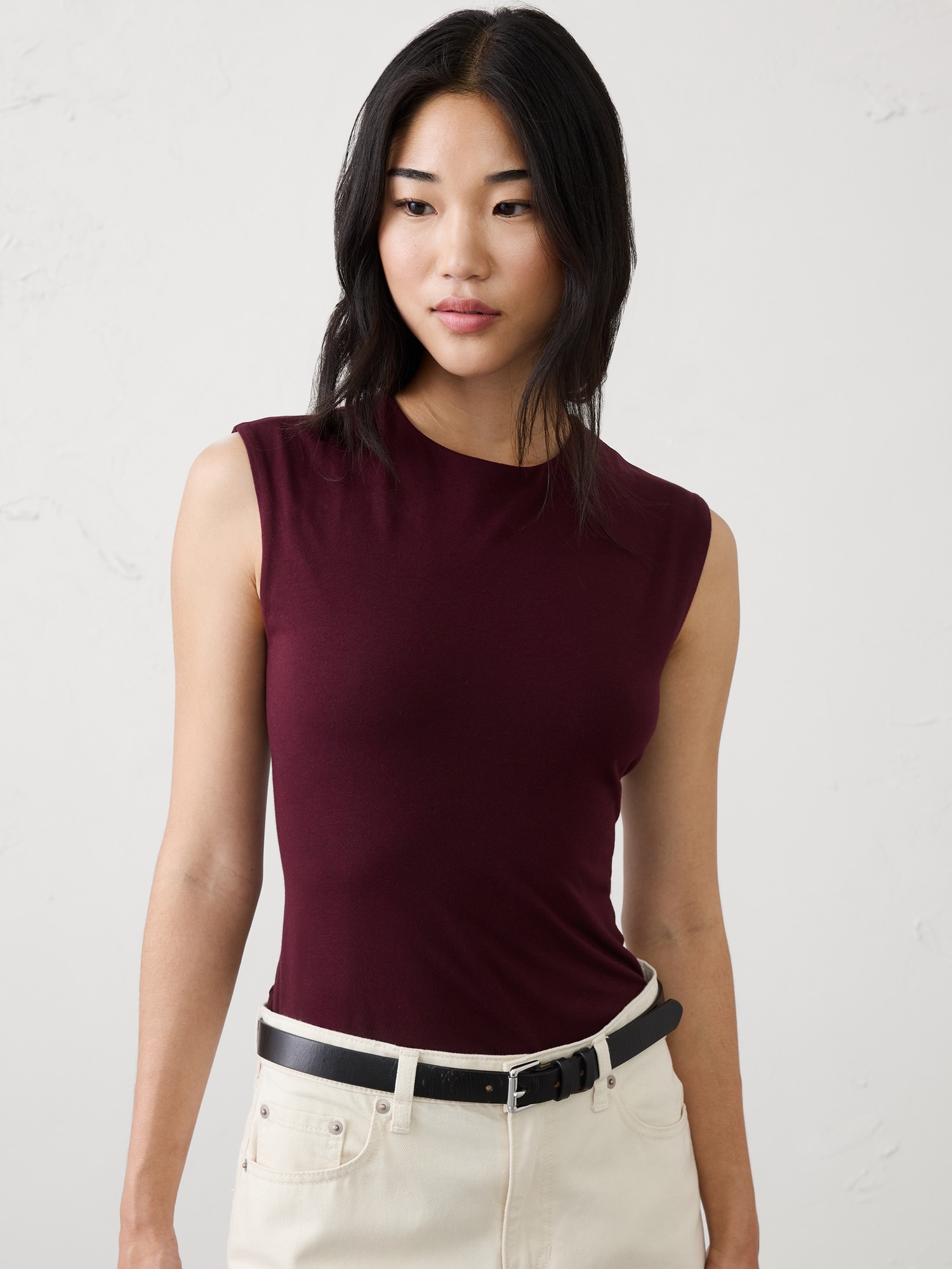 Image number 1 showing, Soft Stretch Crew-Neck T-Shirt